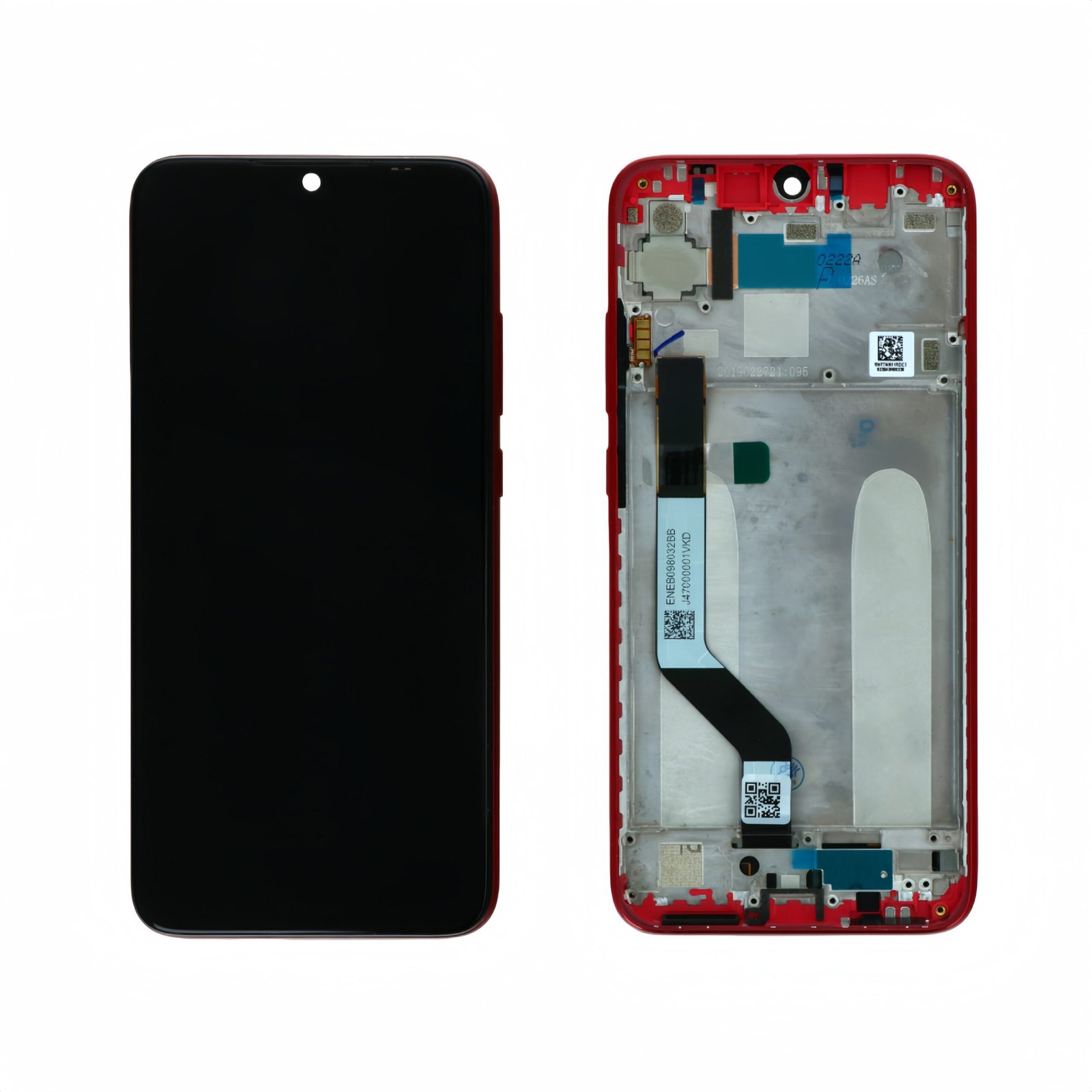 Original Pantalla Xiaomi Redmi Note 7 Rojo con marco Completa LCD + Táctil