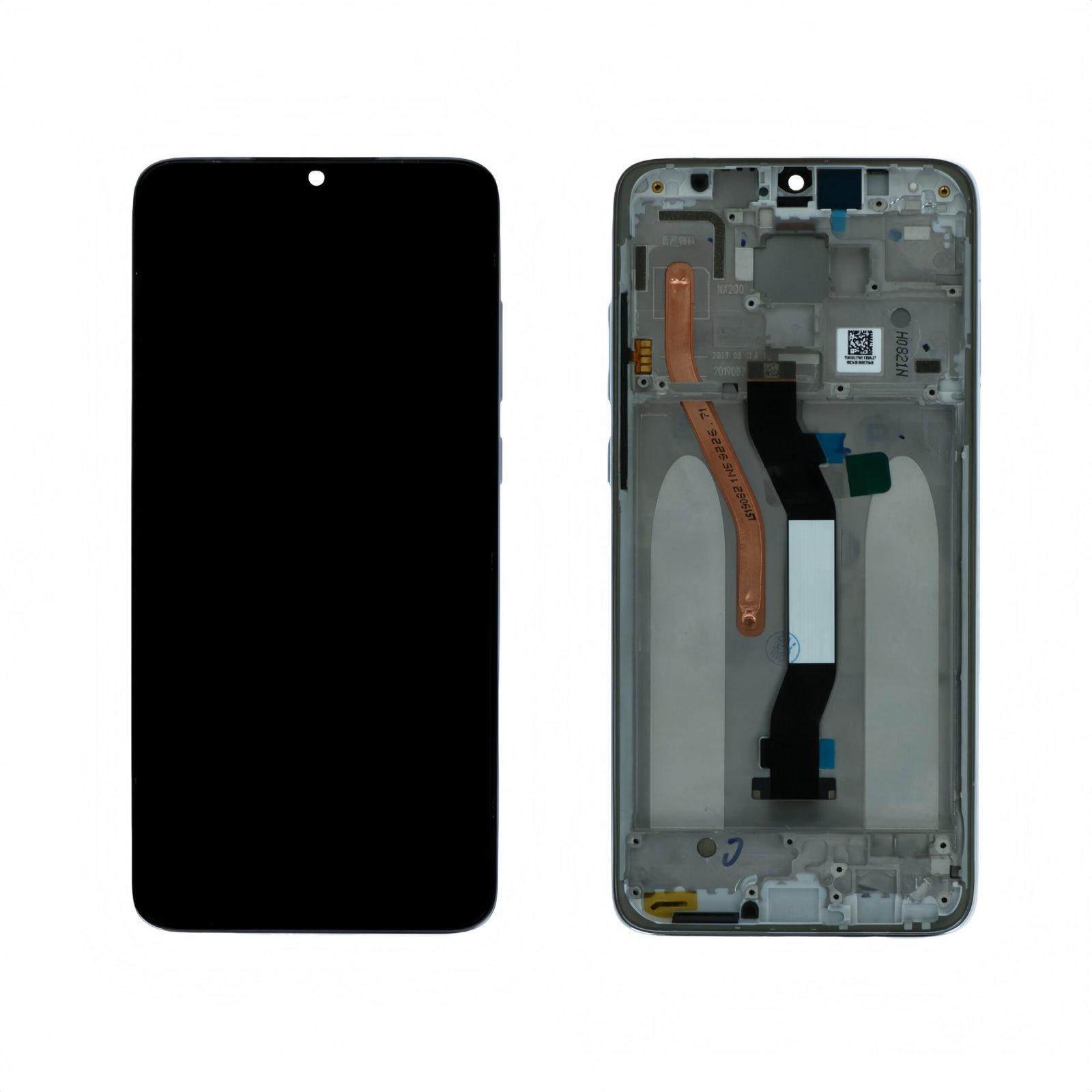 Original Pantalla Xiaomi Redmi Note 8 Pro Blanca con marco Completa Táctil + LCD