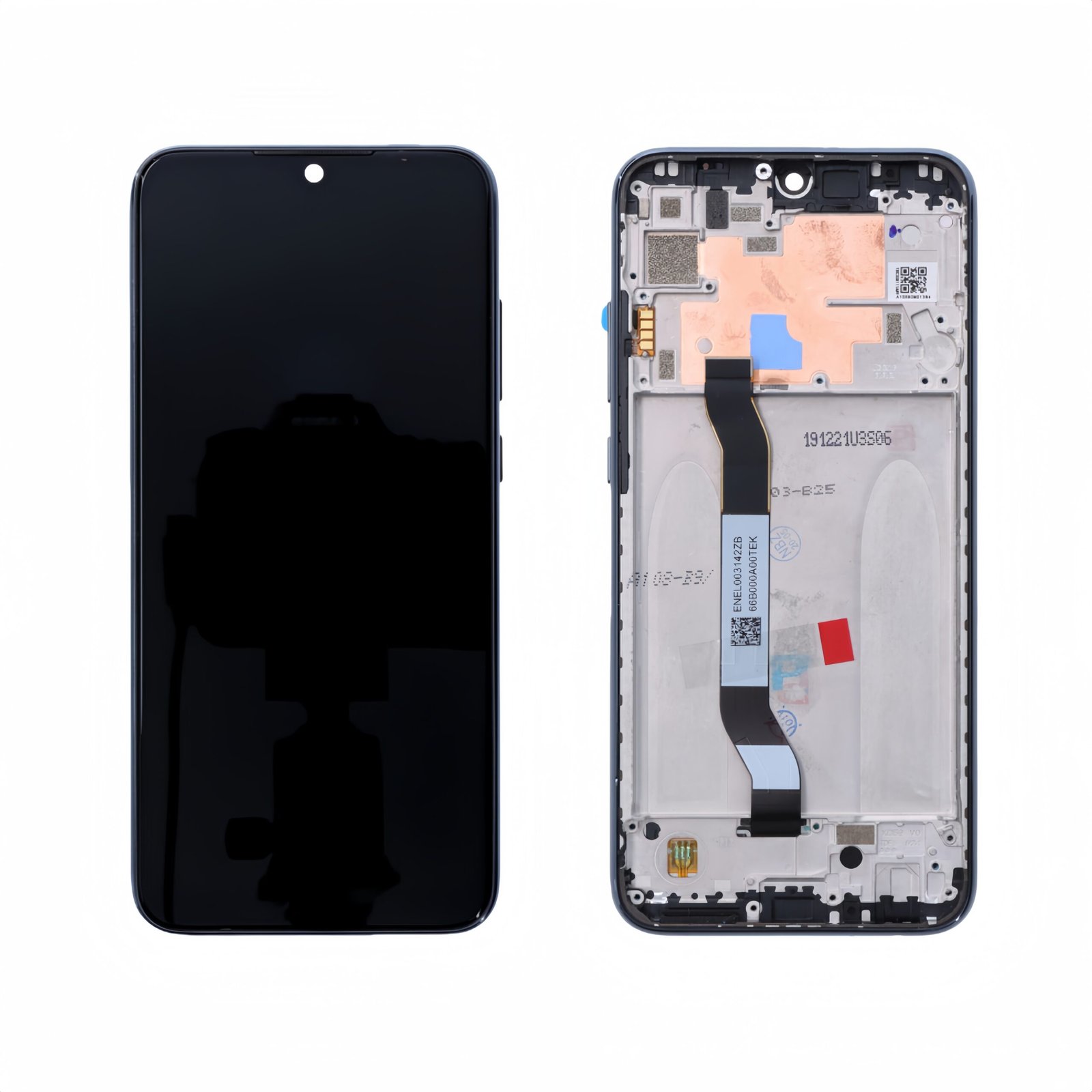 Original Pantalla Xiaomi Redmi Note 8T Negra con marco Completa LCD + Táctil