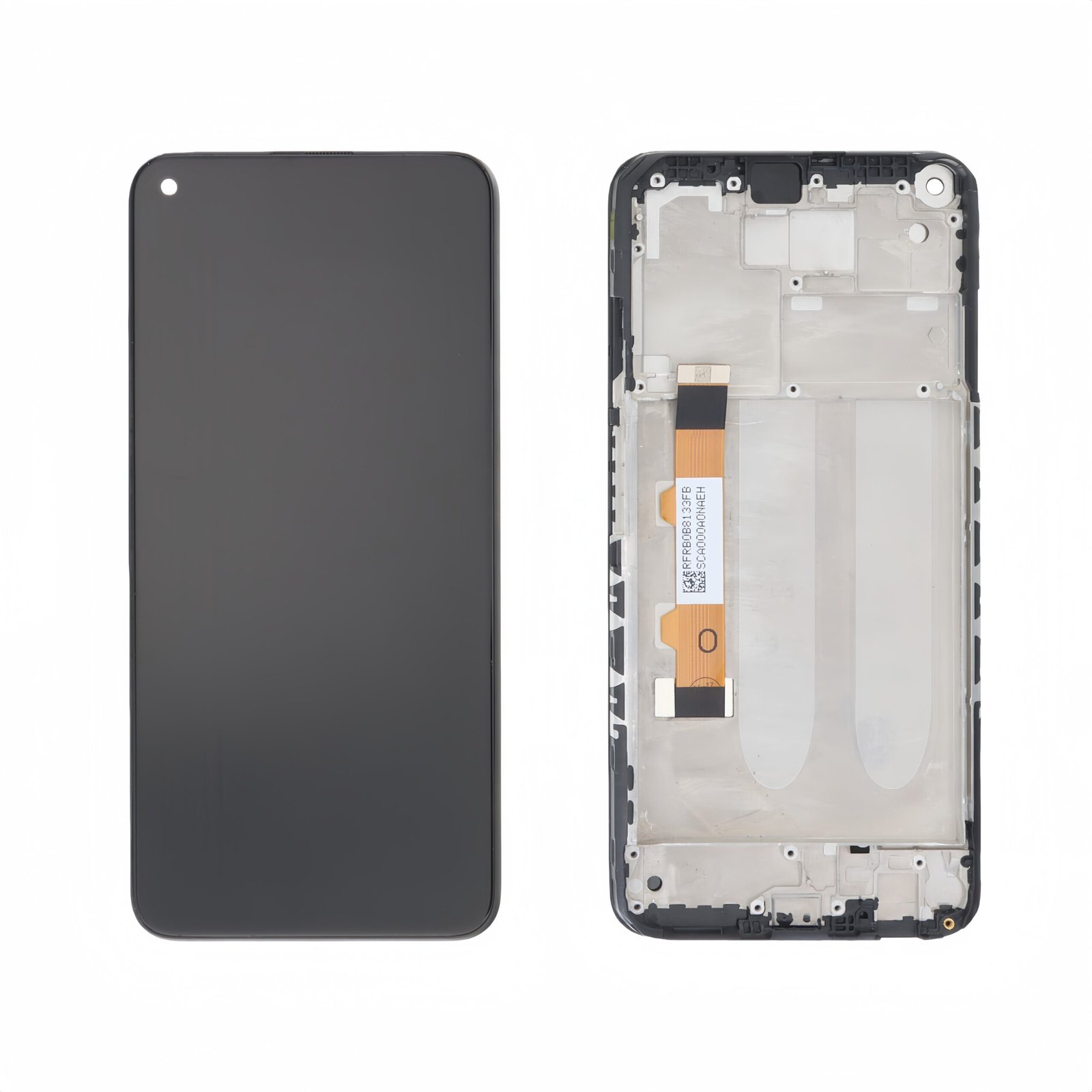 Original Pantalla Xiaomi Redmi Note 9 5G/Xiaomi Redmi Note 9T Negra con marco Completa LCD + Táctil