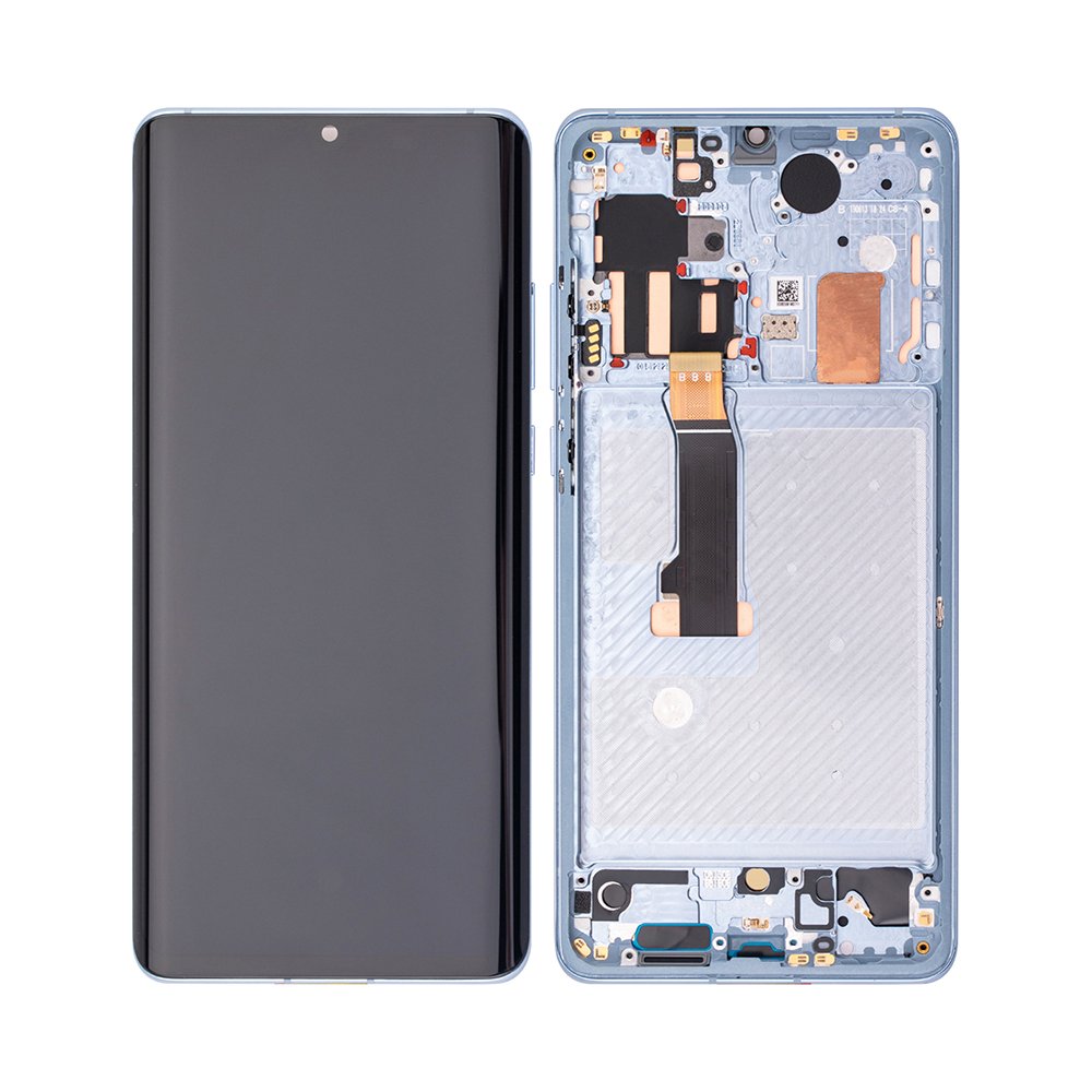 Pantalla "OR REPARADA" Huawei P30 Pro Plata con marco Completa LCD + Táctil