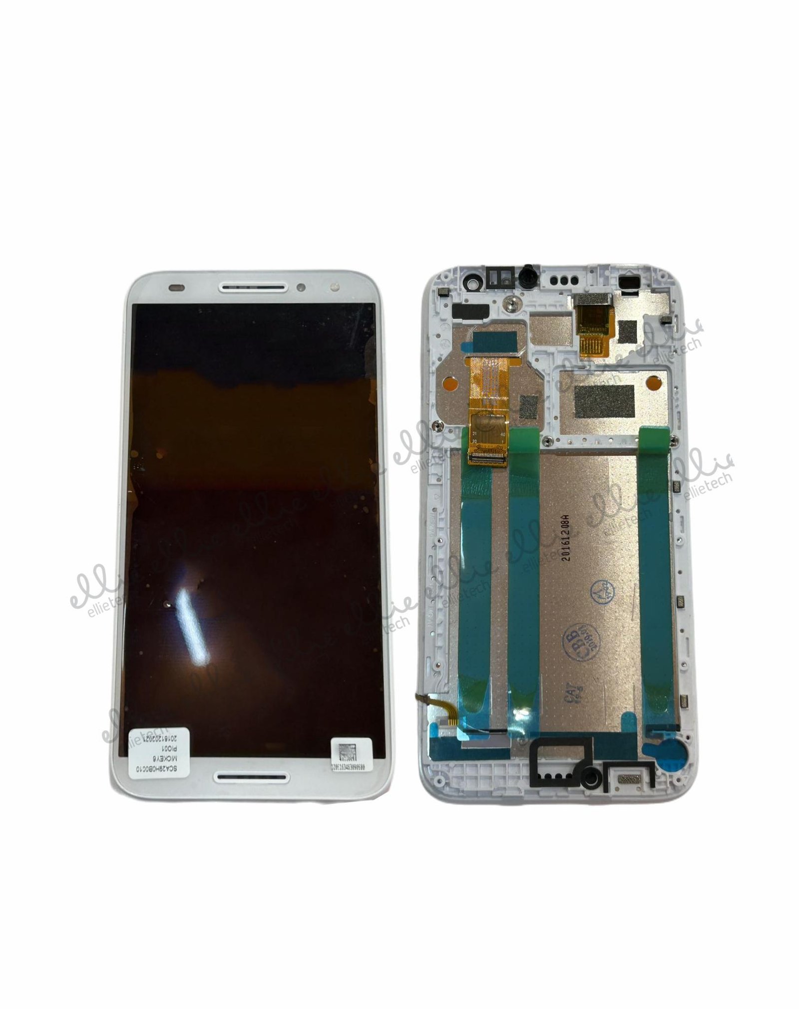 Pantalla Alcatel OT A3 Blanca con marco Completa LCD + Táctil