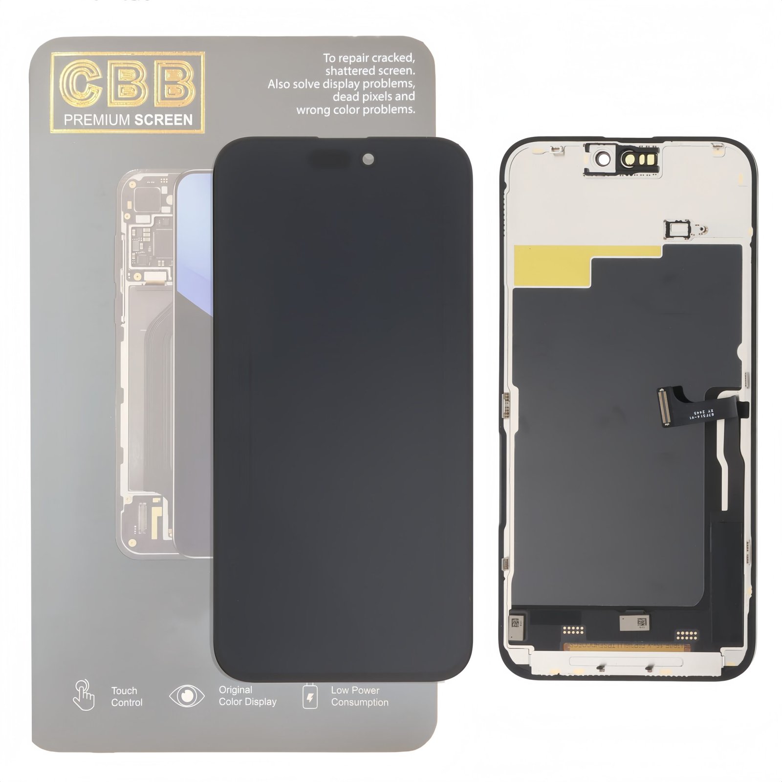 Pantalla "CB INCELL FHD" iPhone 15 Pro Max LCD + Táctil Completo COF