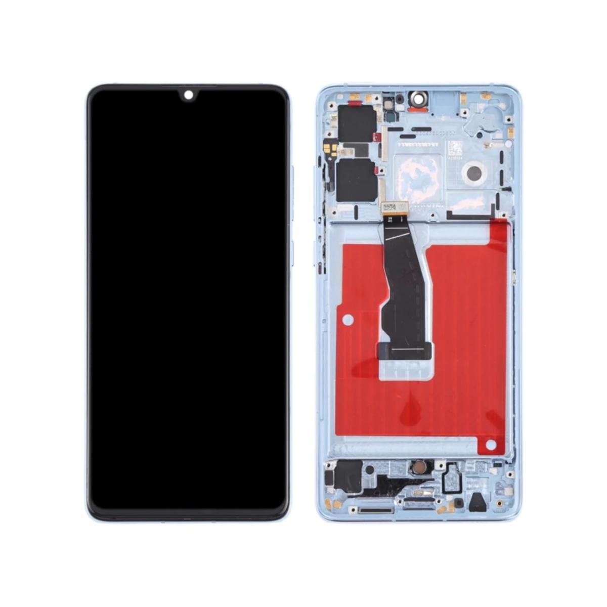 Pantalla Huawei P30 Azul con marco y Batería SERVICE PACK
