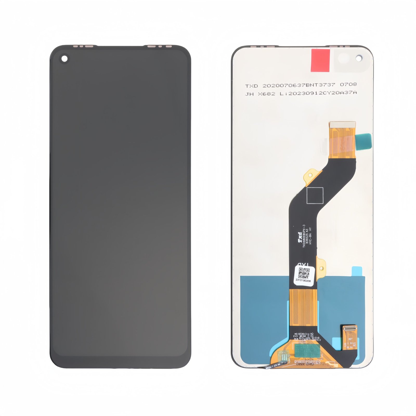 Pantalla Infinix Hot 10 (X682B, X682C)/Tecno SPARK 6 (KE7)/Tecno CAMON 16 (CE7)/Infinix NOTE 8i (X683, X683B)/Tecno POVA (LD7) sin marco LCD + Táctil Completo EXCELLENT