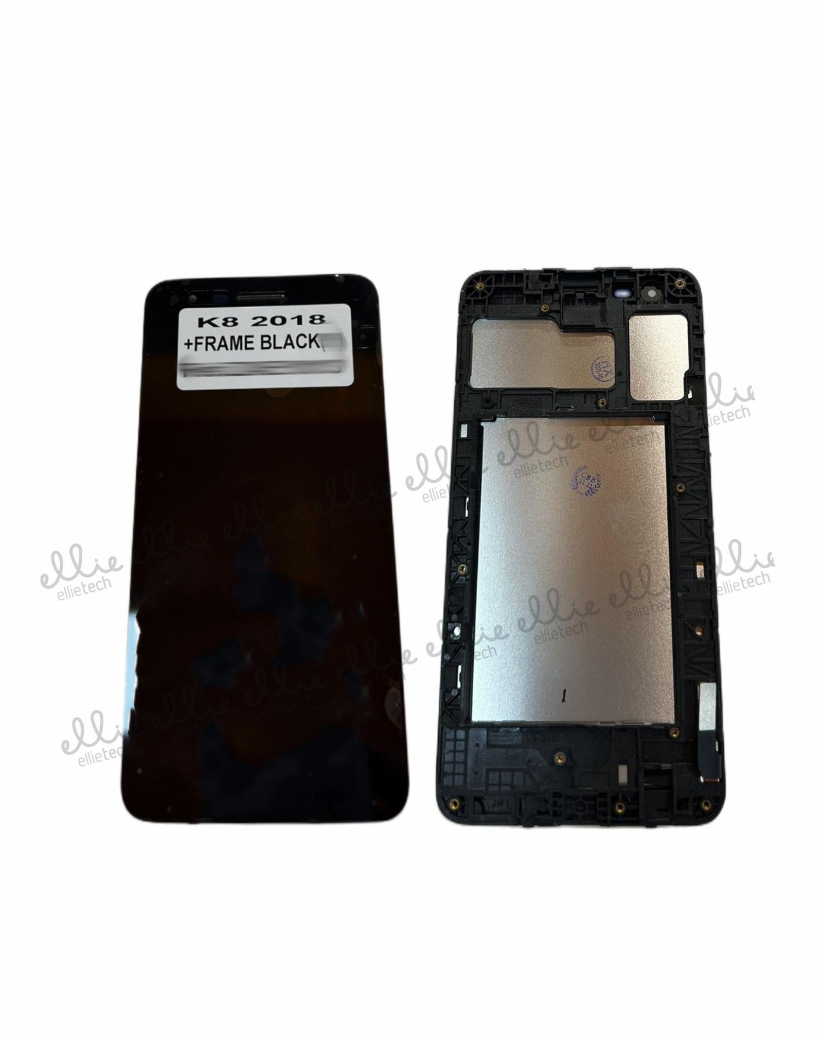 Pantalla LG K8 2018 Negro Completa LCD + Táctil con marco