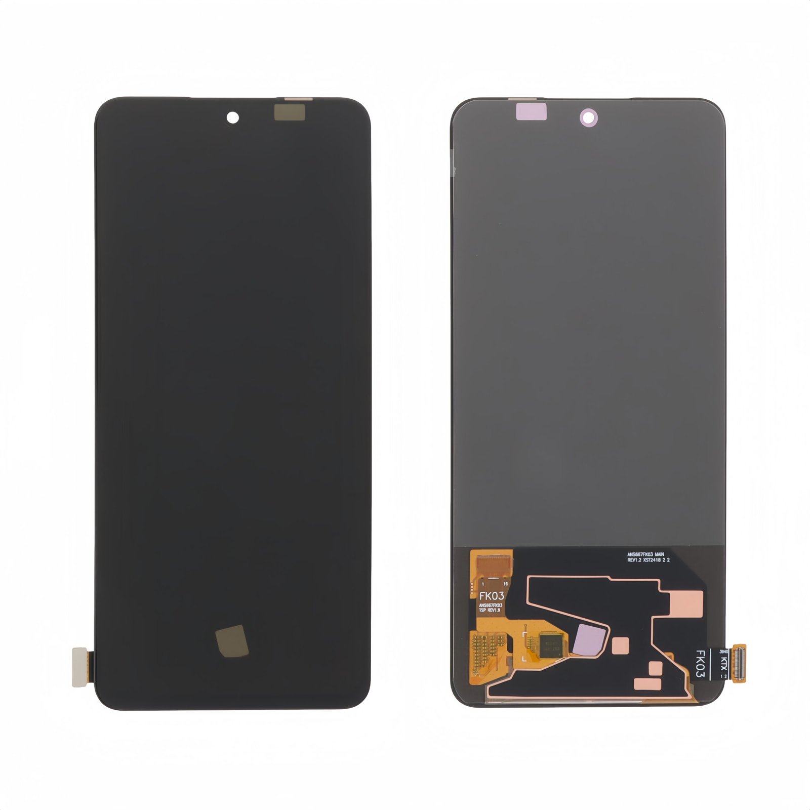 Pantalla "OLED" RENO12F 4G (CPH2687)/RENO12 F 5G (CPH2637)/RENO12 FS 4G (CPH2687)/RENO12 FS 5G (CPH2637)/RENO13 F 4G (CPH2701)/RENO13 F 5G (CPH2699)/Realme 12 4G (RMX3871)/Realme 13 4G/Realme 13 + 5G (RMX5000, RMX5002)/Realme NARZO 70 TURBO (RMX5003)/Realme 13 PRO (RMX3990)/Realme 14 (RMX5075)/Realme 14T (RMX5078)/Realme P3 5G (RMX5070)/OPPO K12X 5G (PJT110)/F27 5G (CPH2637)/K13 5G (CPH2729)/OnePlus NORD CE 4 LITE 5G (CPH2619, CPH262)/OnePlus NORD CE 4 LITE (INDIA) (CPH2621) (FLEX FK03) LCD + Táctil Completo OLED