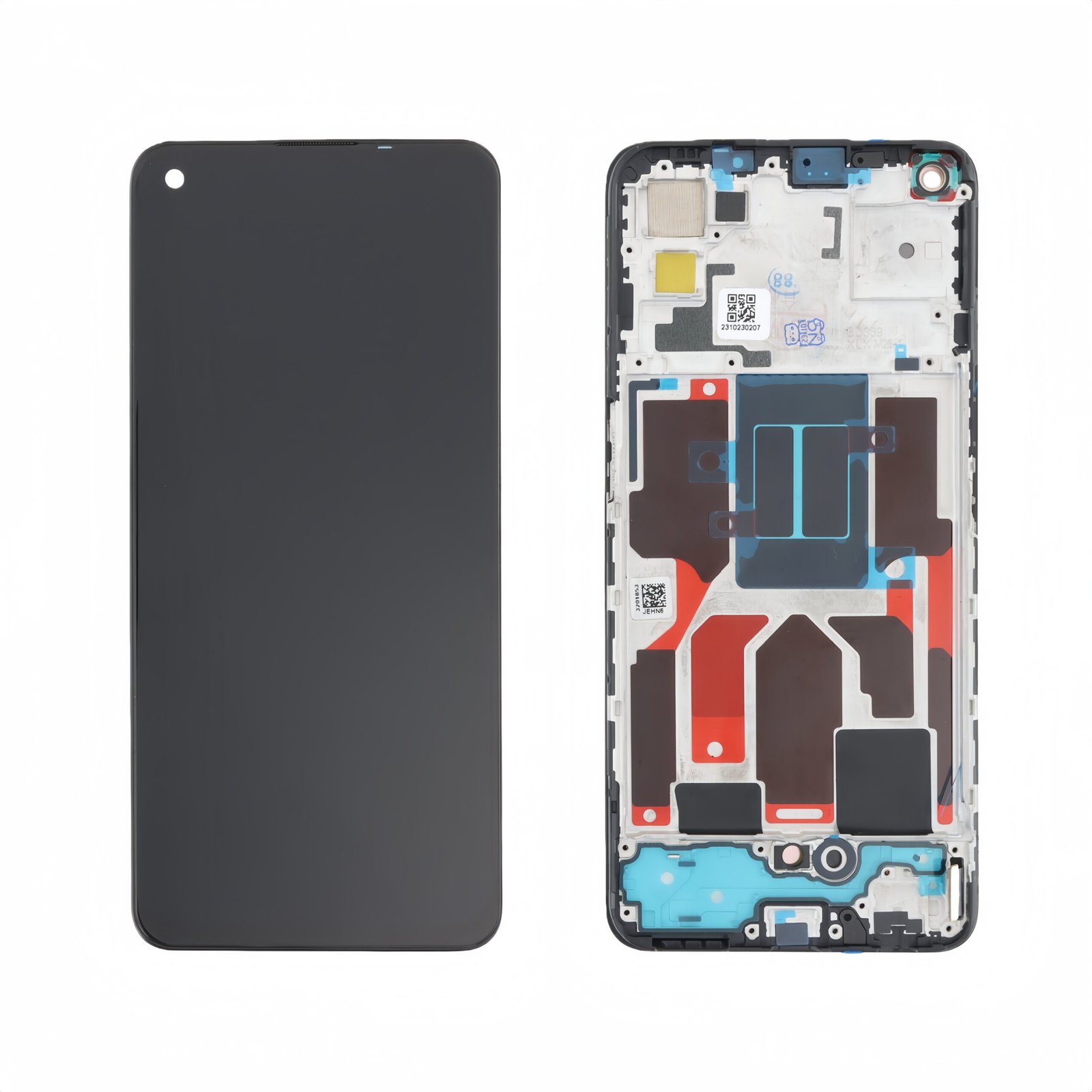 Pantalla OPPO Find X3 Lite/Reno 5 5G con marco Negra Completa LCD + Táctil OLED