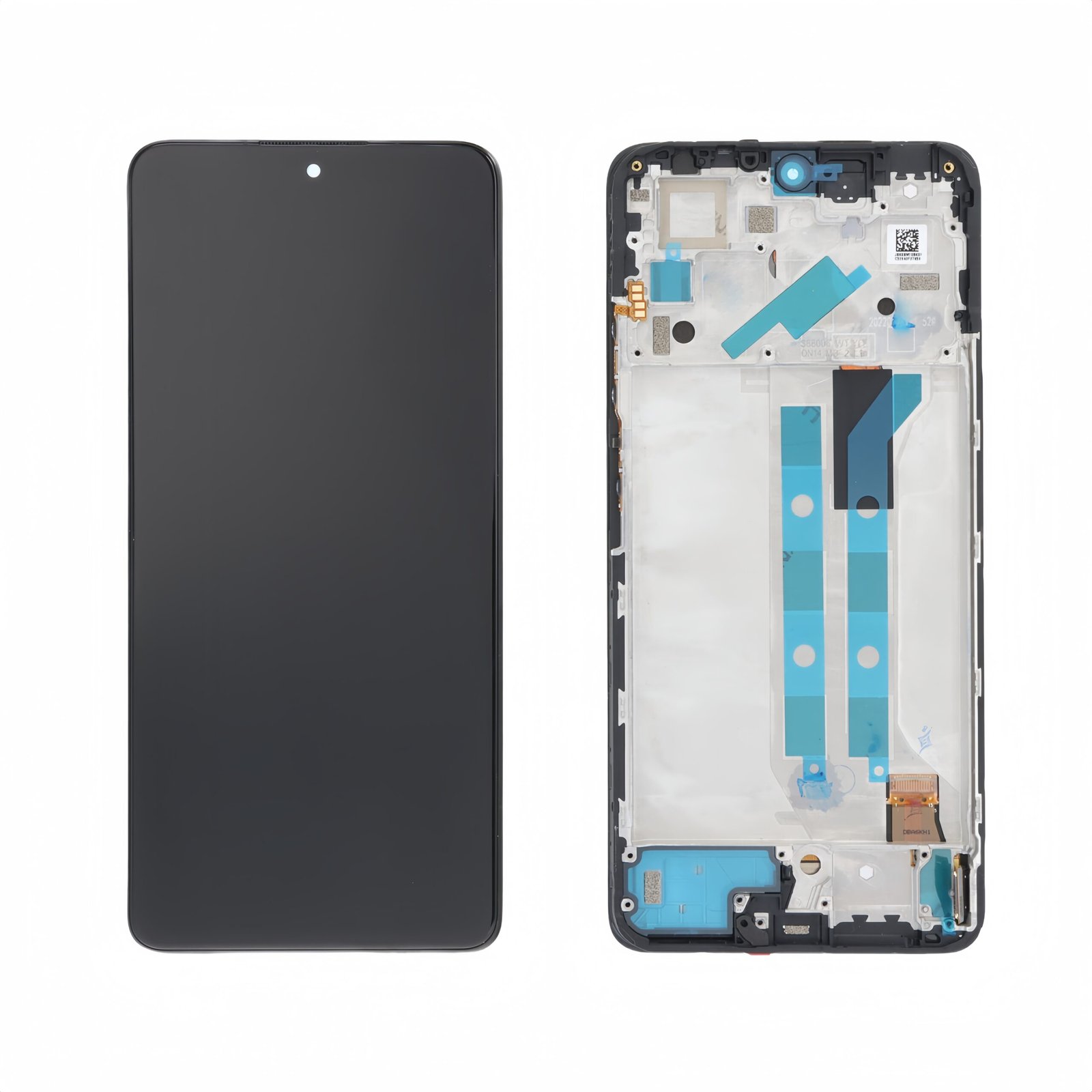 Pantalla Xiaomi Redmi Note 11 Pro 4G/Redmi Note 11 Pro5G/Xiaomi Poco X4 Pro 5G 2023 Negro con marco SERVICE PACK