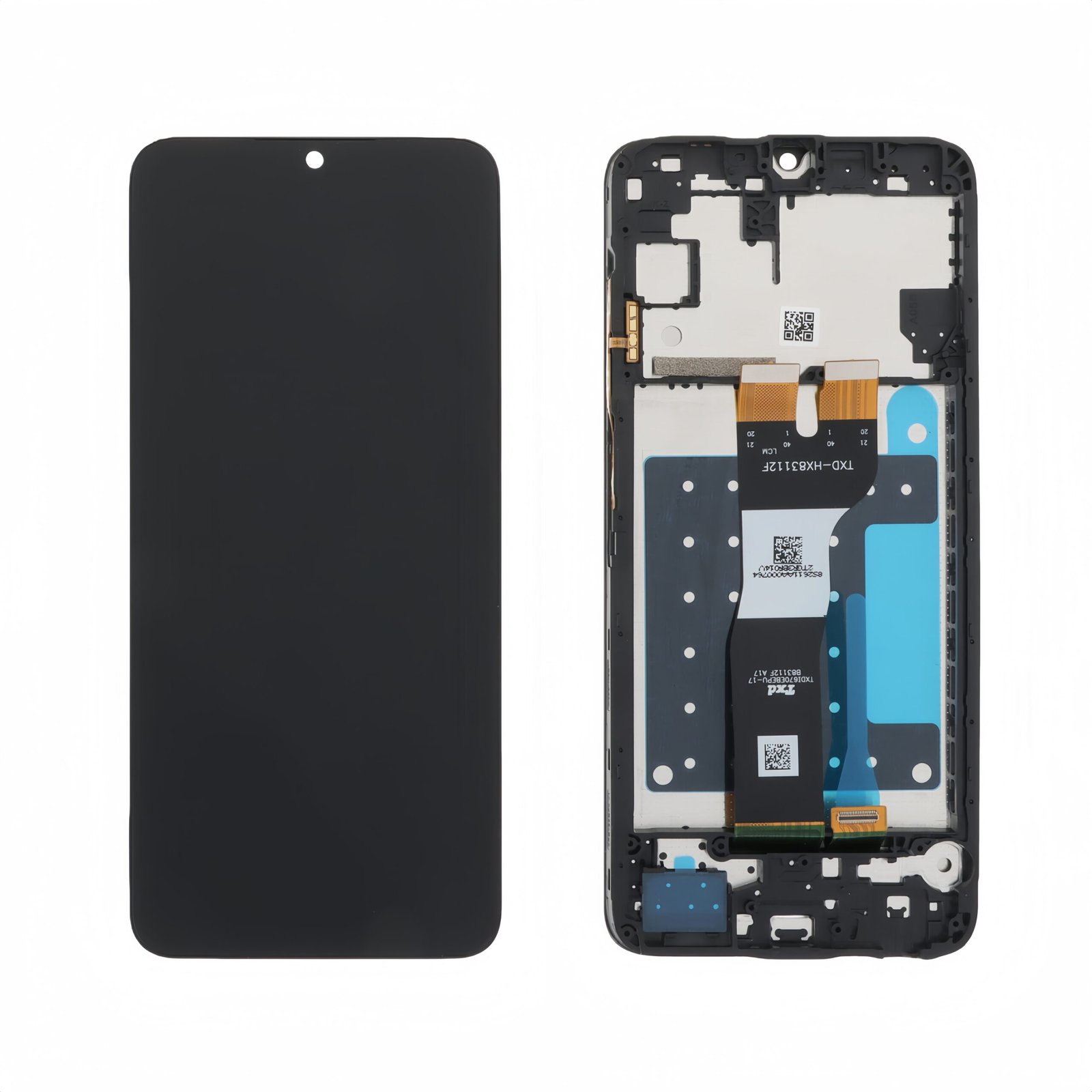 Pantalla Samsung Galaxy A05S A057F Negra LCD + Táctil con marco