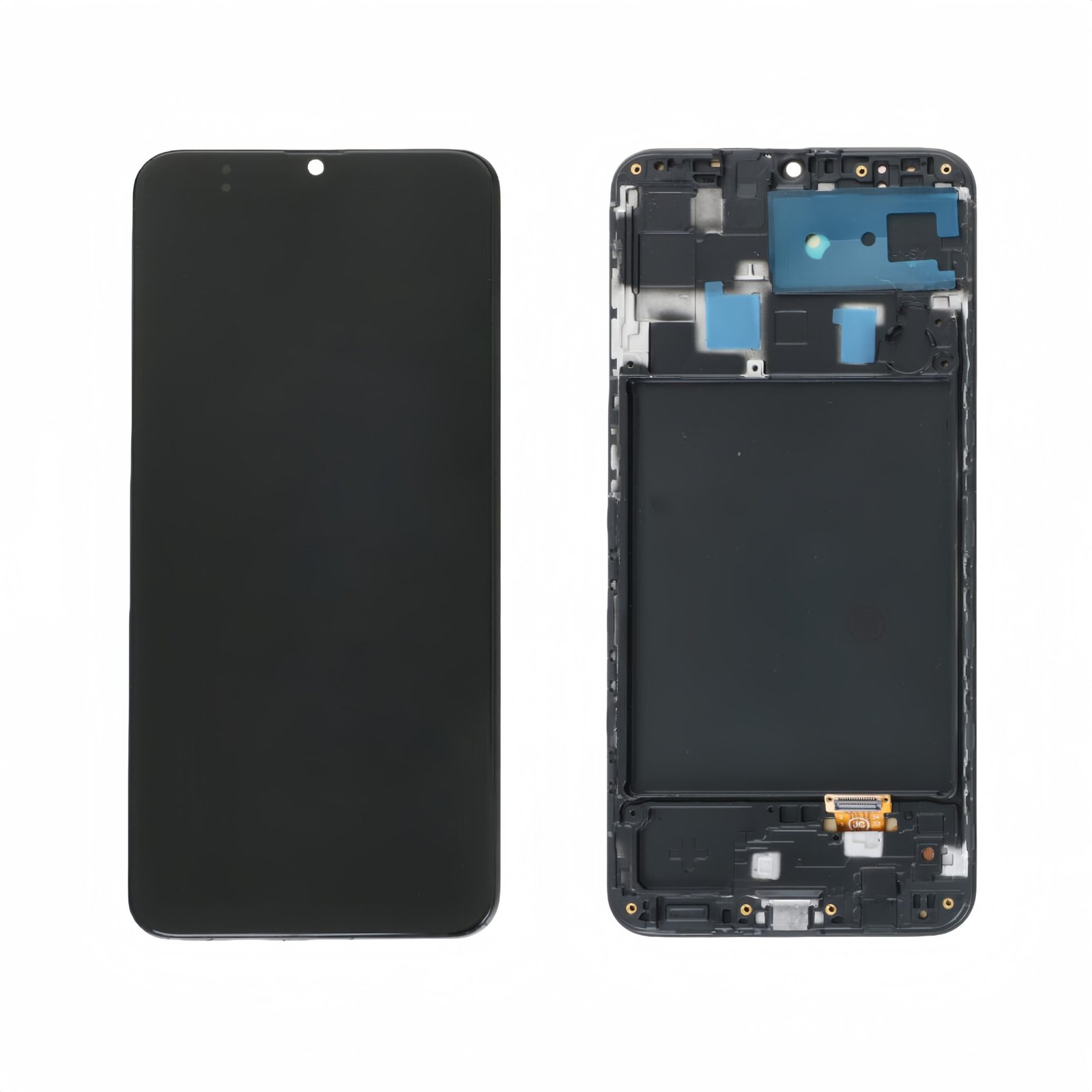 Pantalla Samsung Galaxy A20 A205F Negra con marco LCD + Táctil OLED