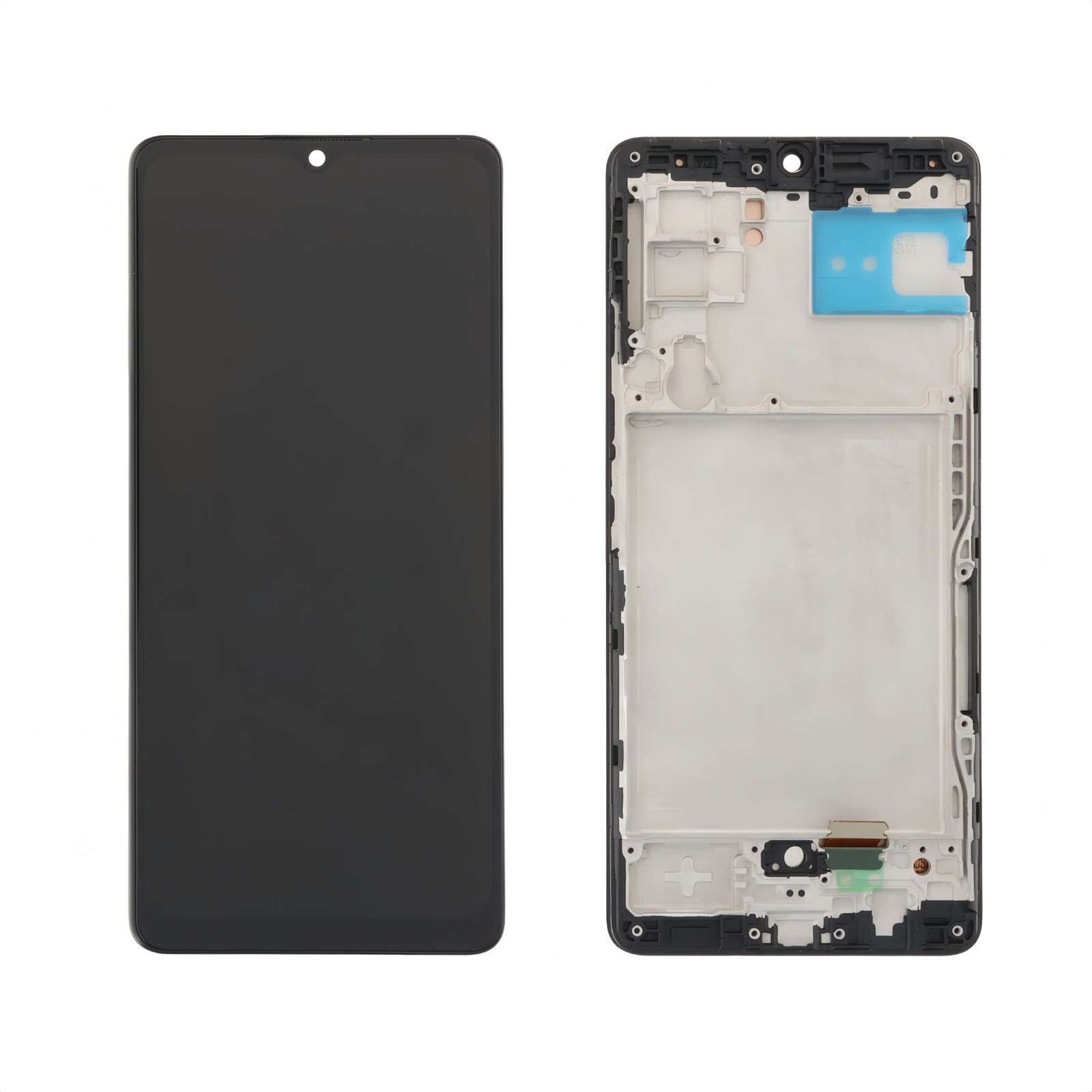 Pantalla Samsung Galaxy A42 5G A426B Negra con marco LCD + Táctil INCELL (No Lee Huella)