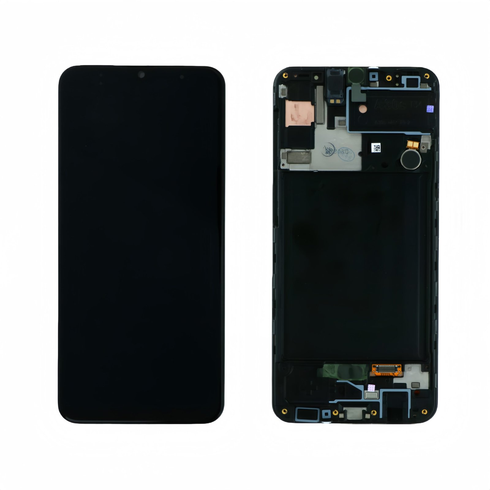 «Assembled Frame» Pantalla Samsung Galaxy A30S A307F Negra con marco Completa SERVICE PACK