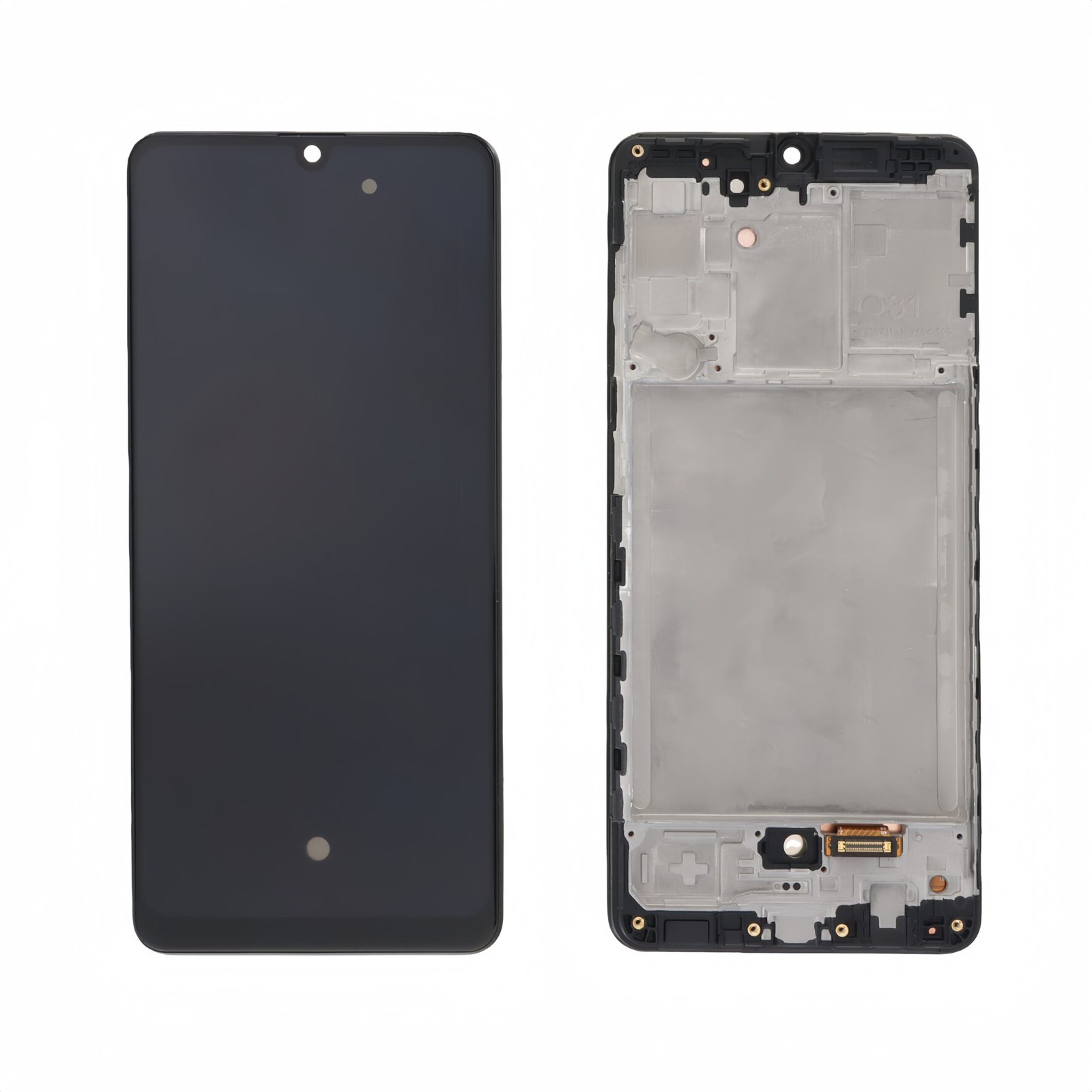 Pantalla Samsung Galaxy A31 A315 Negro con marco Completa SERVICE PACK