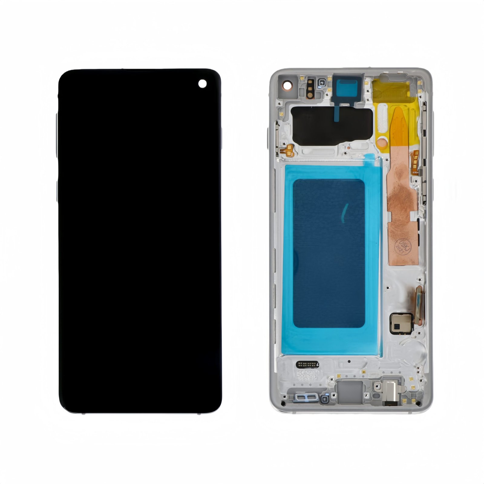 Pantalla Samsung Galaxy S10 G973 Blanco con marco Original Completa SERVICE PACK Pantalla Samsung Galaxy S10 G973 Blanco con marco Original Completa SERVICE PACK