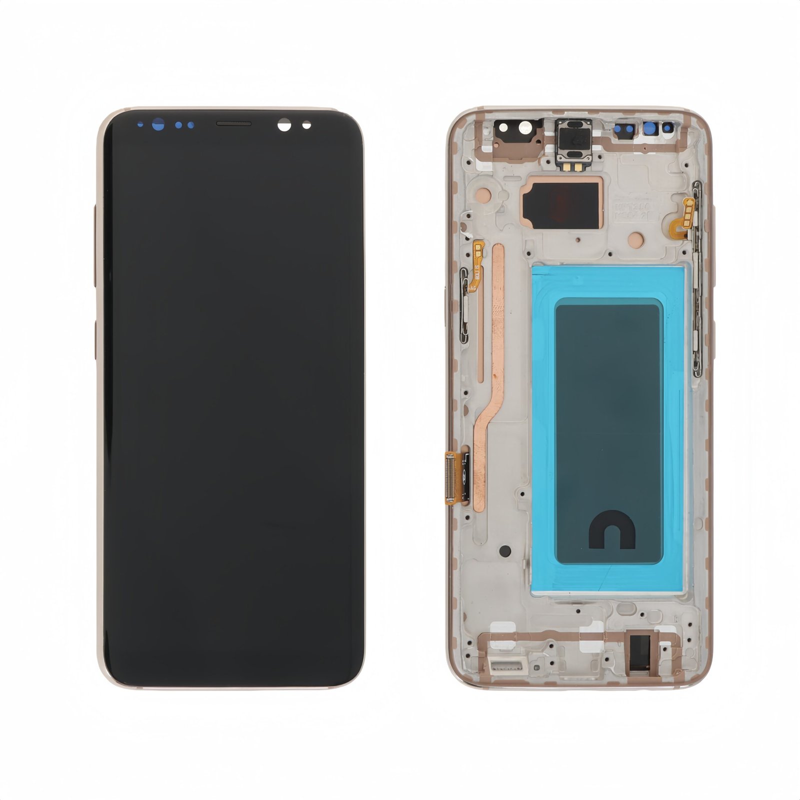 Pantalla Samsung Galaxy S8 G950 Dorada con marco Original Completa SERVICE PACK
