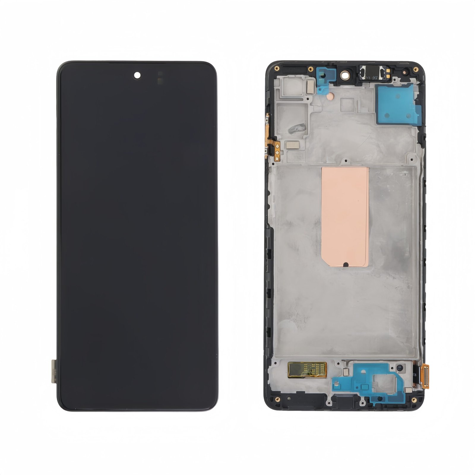 Pantalla Samsung Galaxy M54 5G M546 Negra con marco Completa SERVICE PACK
