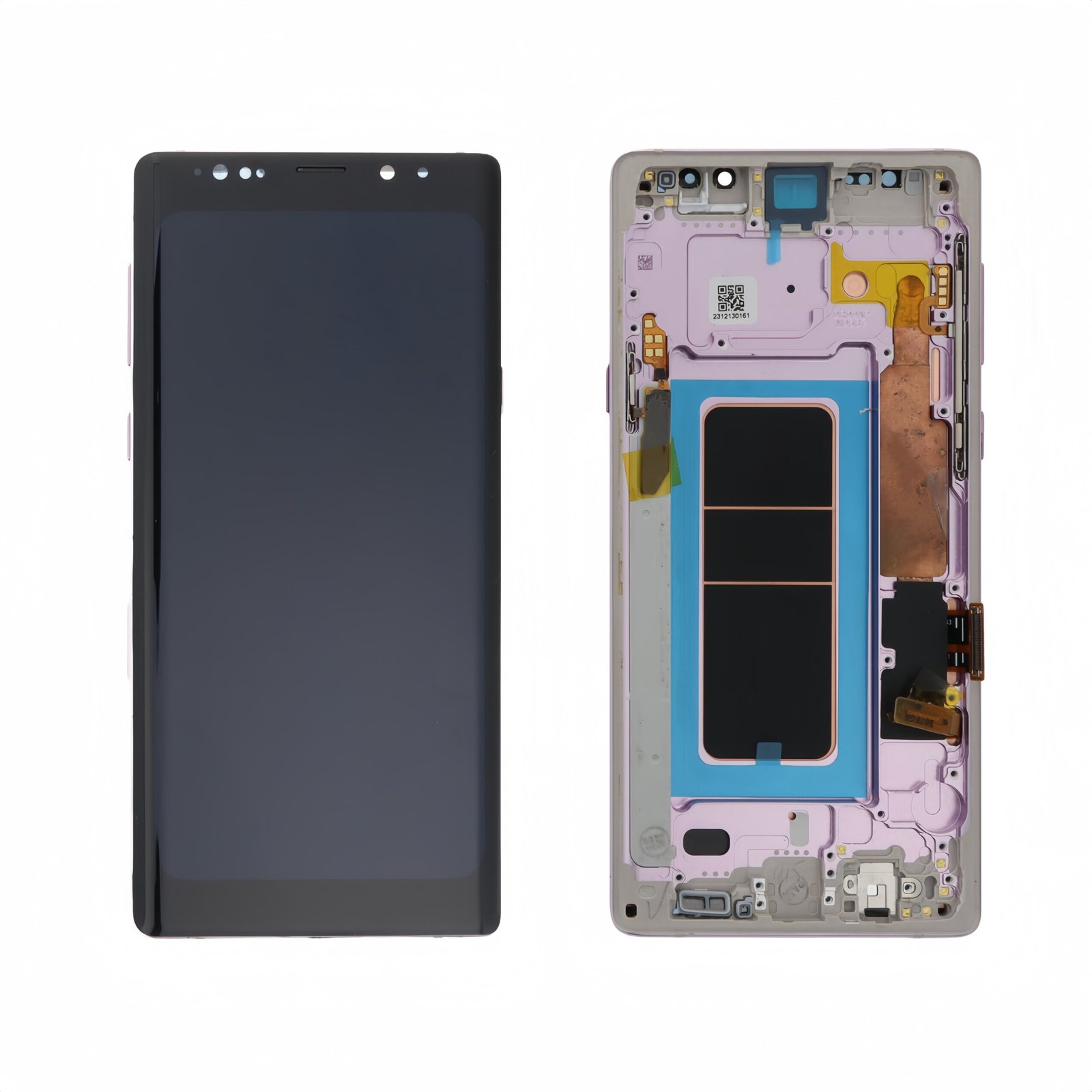 Pantalla Samsung Galaxy Note 9 N960 Lila con marco Original Completa SERVICE PACK