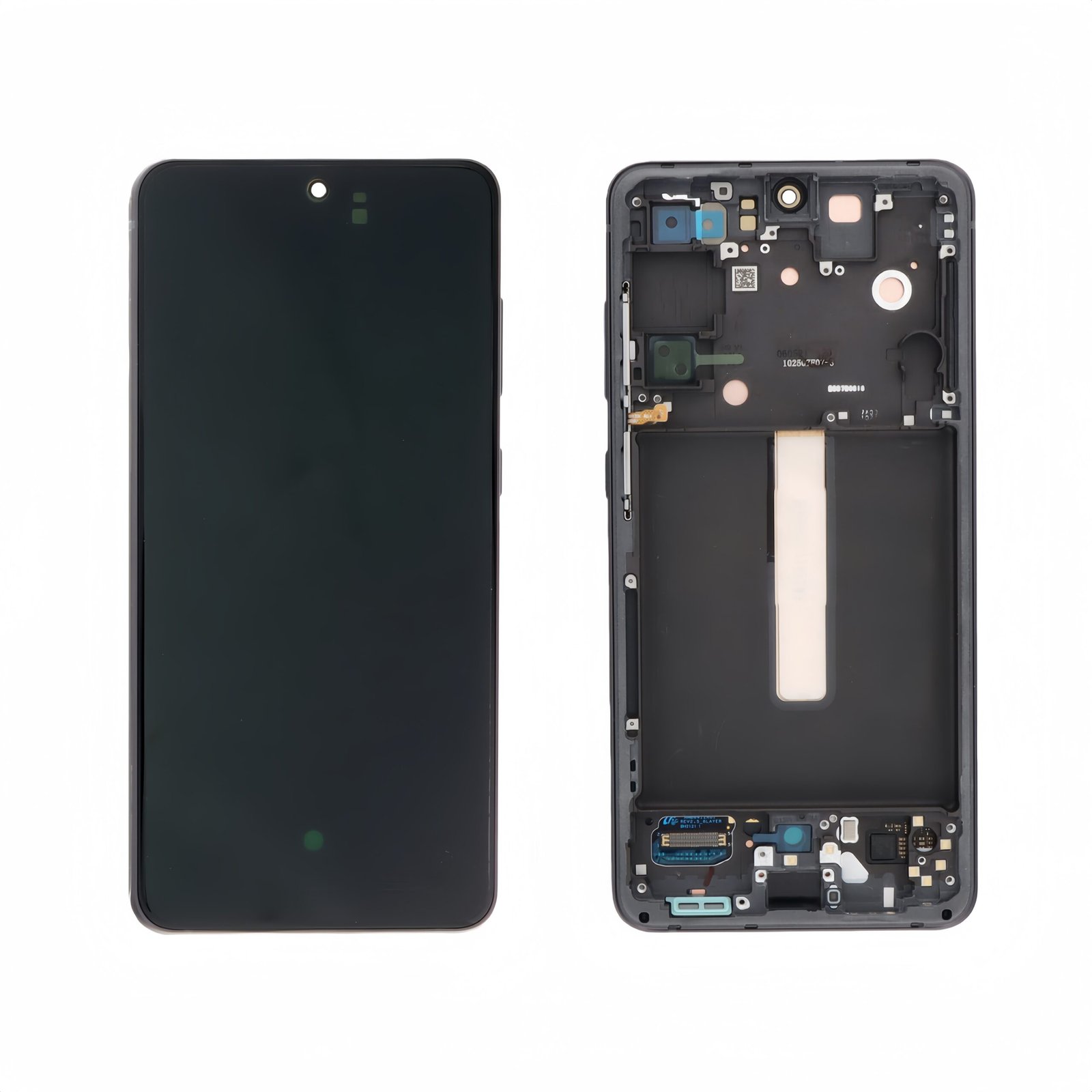 Pantalla Samsung Galaxy S21 FE G990 Gris con marco Original Completa SERVICE PACK