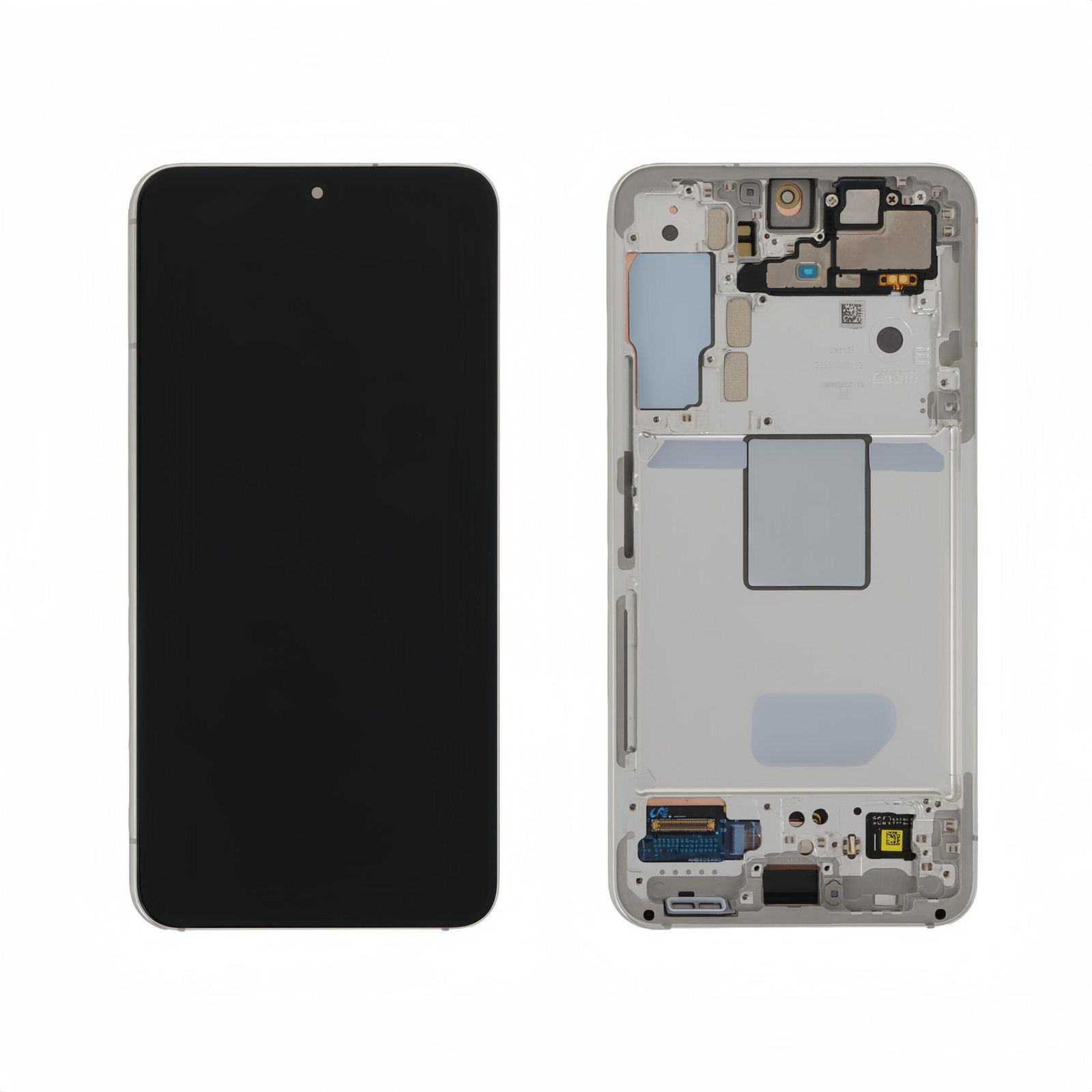 Pantalla Samsung Galaxy S22 S901 Blanco/Azul/Crema con marco Original Completa SERVICE PACK Pantalla Samsung Galaxy S22 S901 Blanco/Azul/Crema con marco Original Completa SERVICE PACK