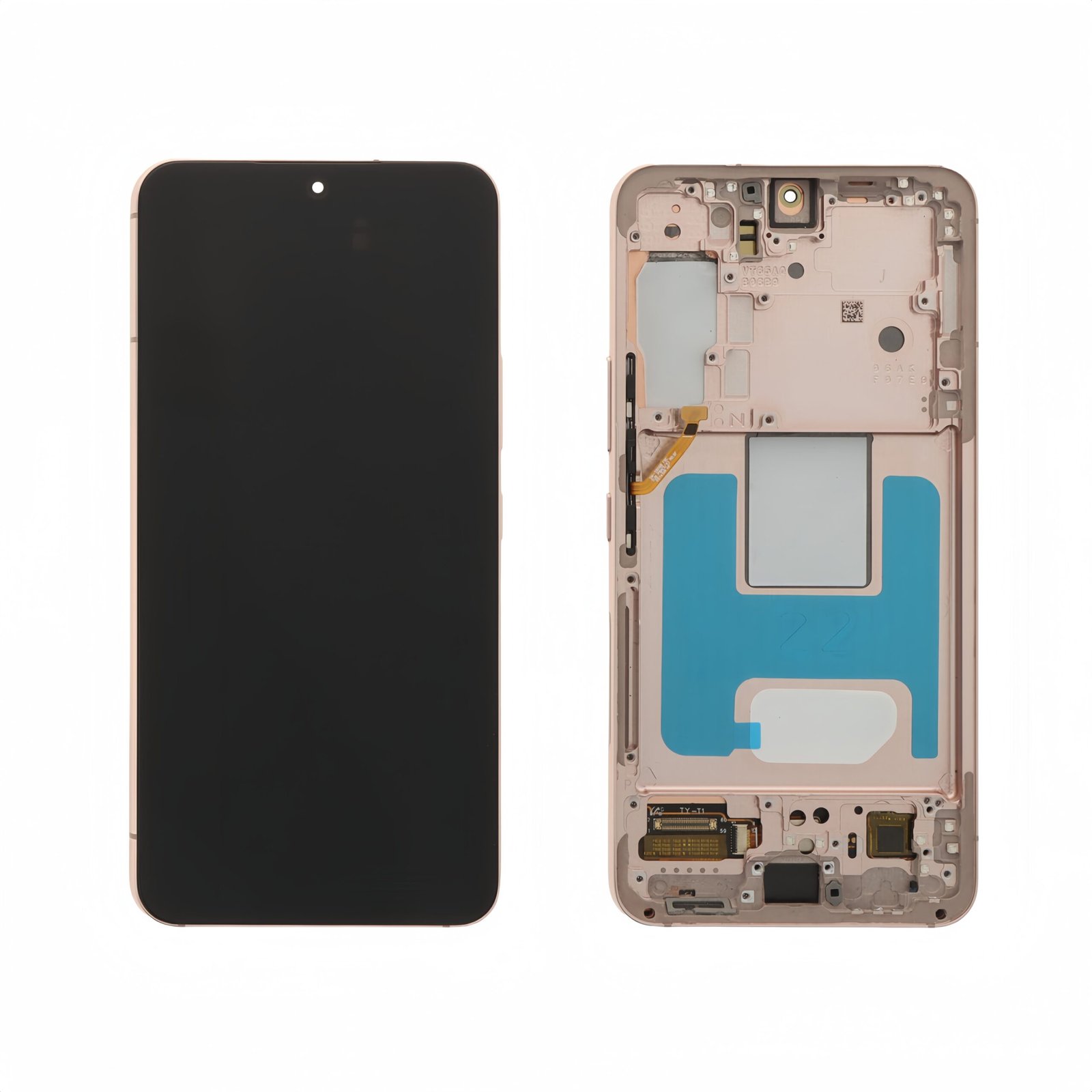 Pantalla Samsung Galaxy S22 S901 Rosa con marco Original Completa SERVICE PACK Pantalla Samsung Galaxy S22 S901 Rosa con marco Original Completa SERVICE PACK