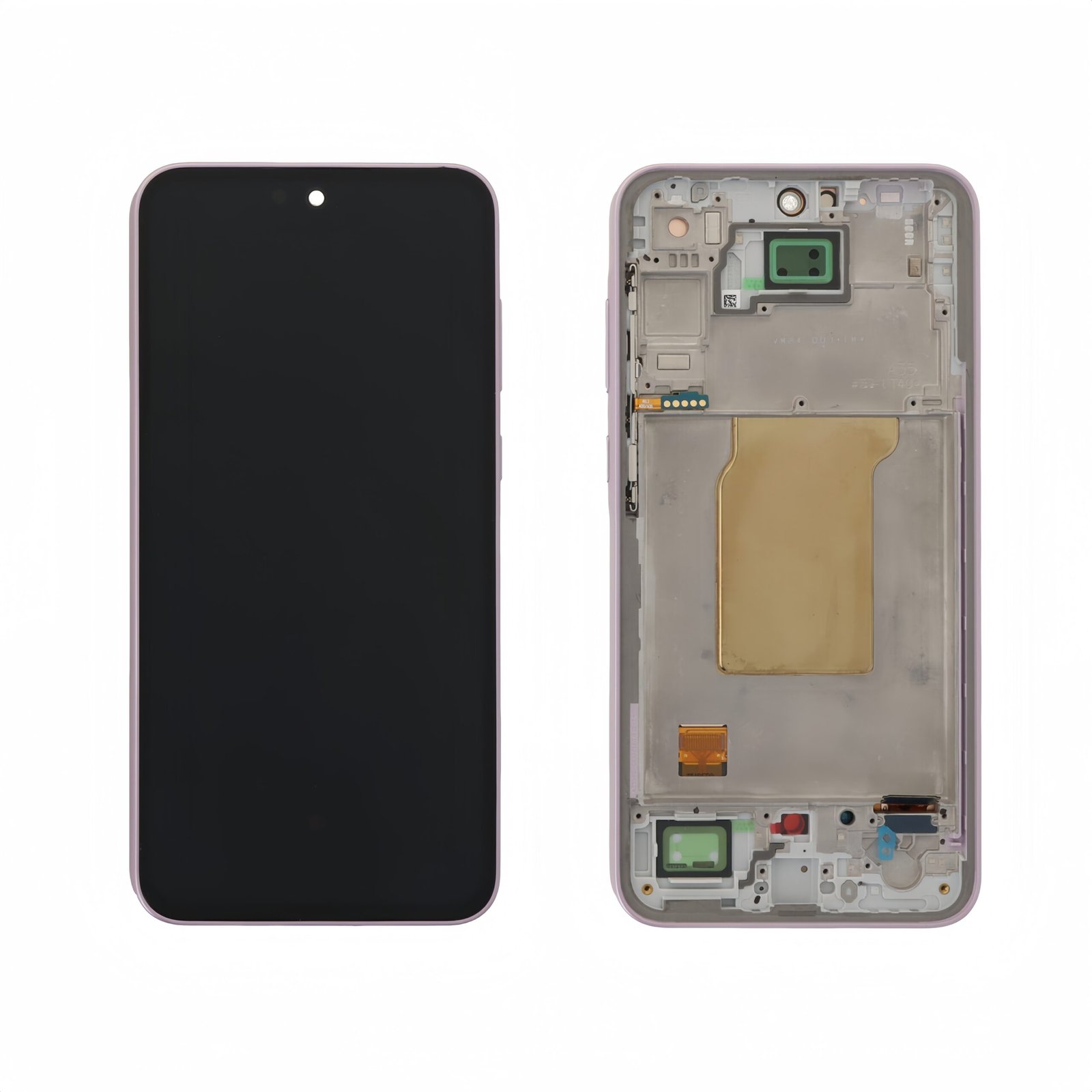 "Assembled Frame" Pantalla Samsung SM-A356 A35 5G 2024 Violeta con marco Original Completa SERVICE PACK (Marco Premontado)