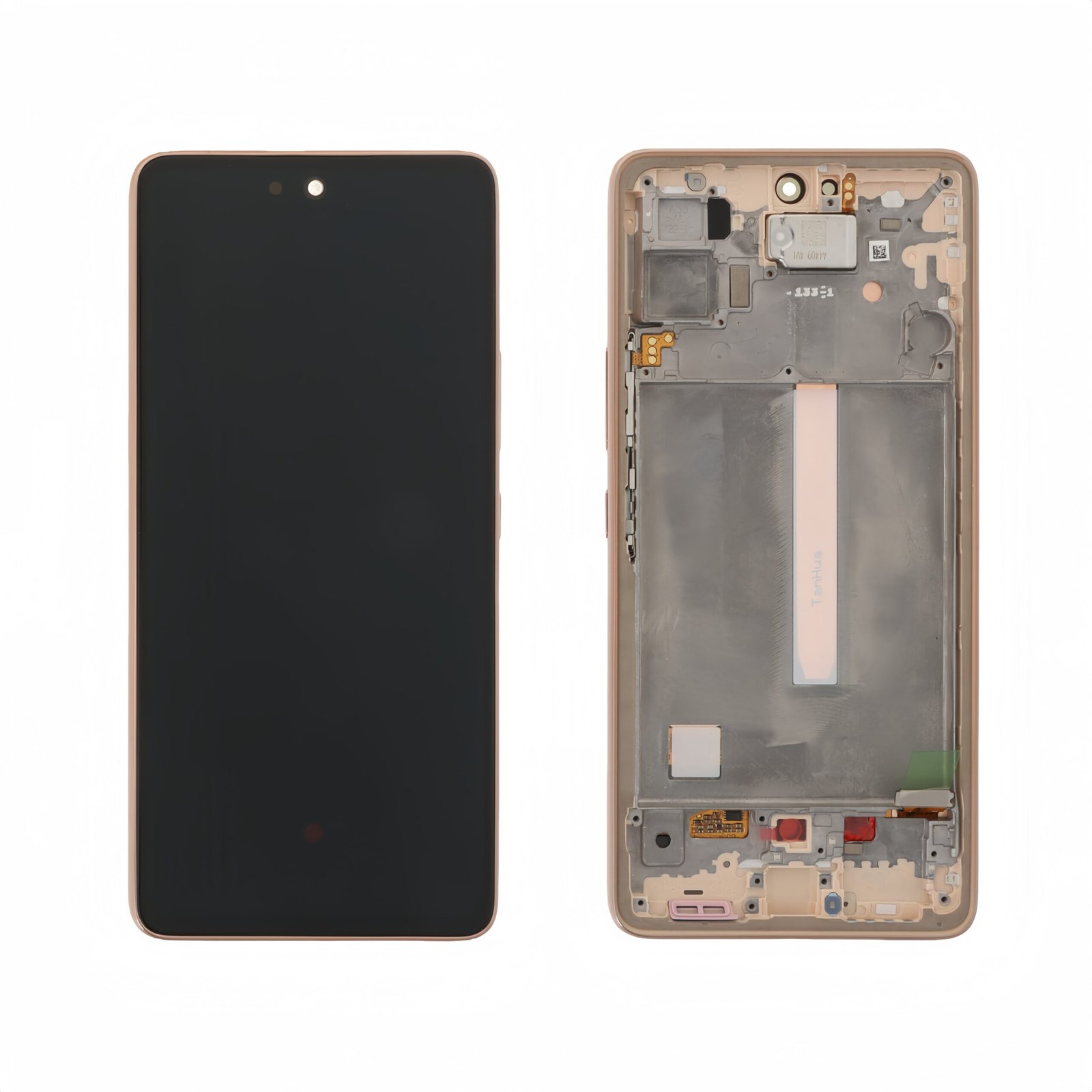 Pantalla Samsung SM-A536 A53 5G 2022 Dorado con marco Original Completa SERVICE PACK