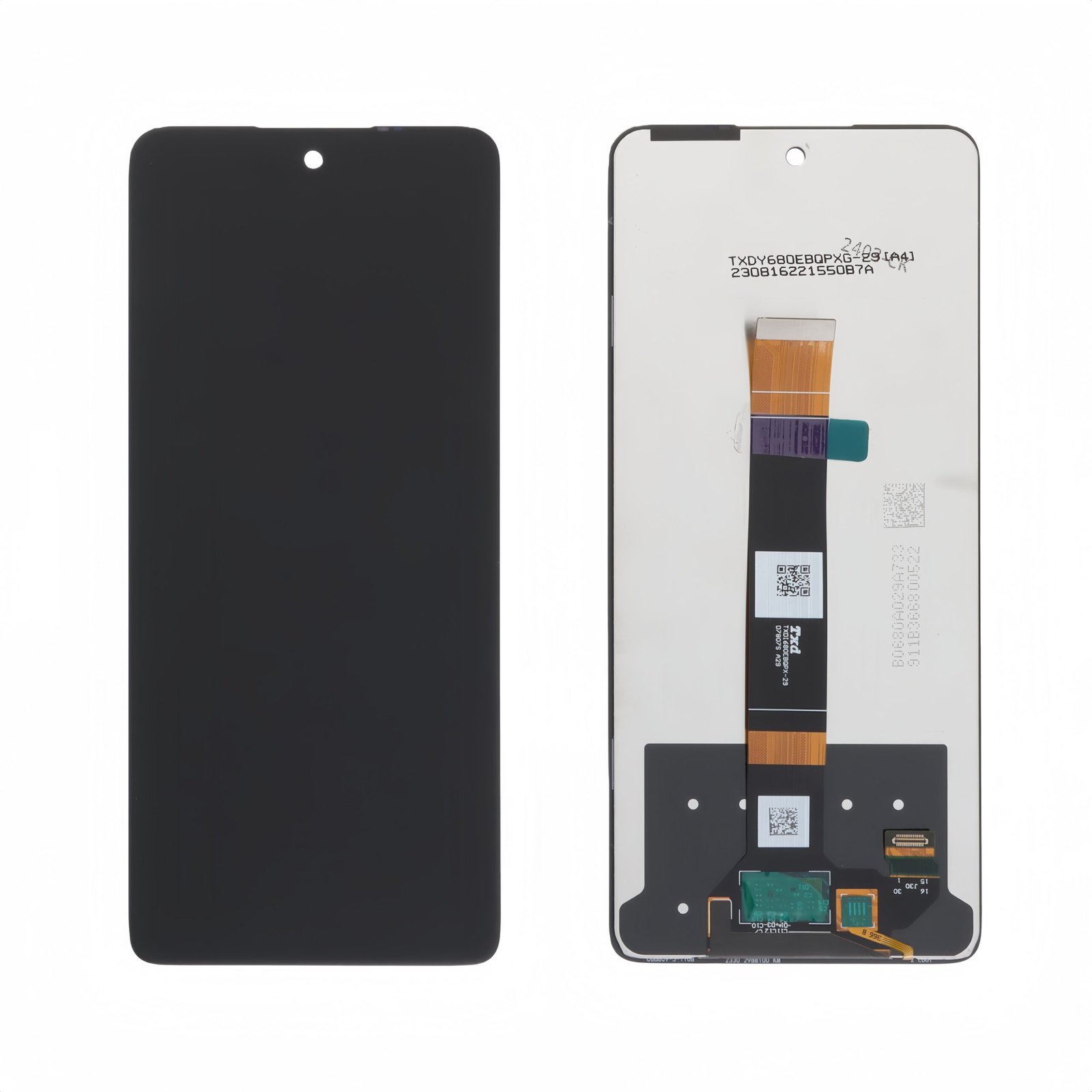 Pantalla TCL 40 Nxtpaper 4G T612B/TCL 50 SE Negra Completa LCD + Táctil EXCELLENT (Brillo)