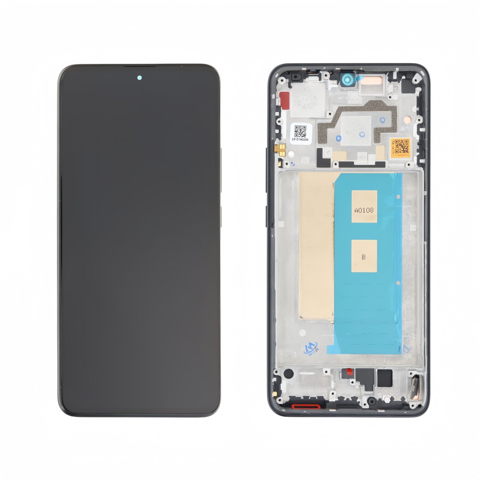 Pantalla Xiaomi Poco F5 Pro/Xiaomi Redmi K60/K60 Pro (5G 2023) con marco Negro SERVICE PACK