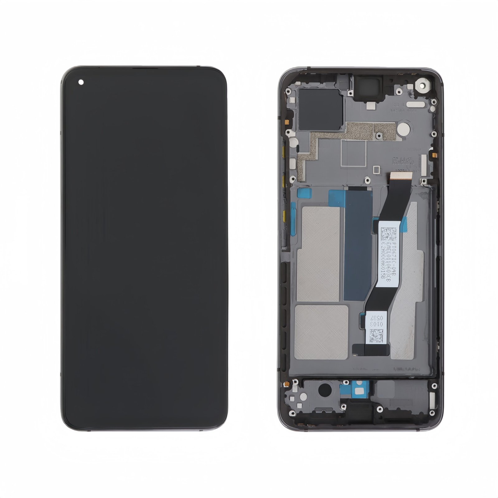 Pantalla Xiaomi Mi 10T/Xiaomi Mi 10T Pro 5G con marco Negra Completa LCD + Táctil SERVICE PACK