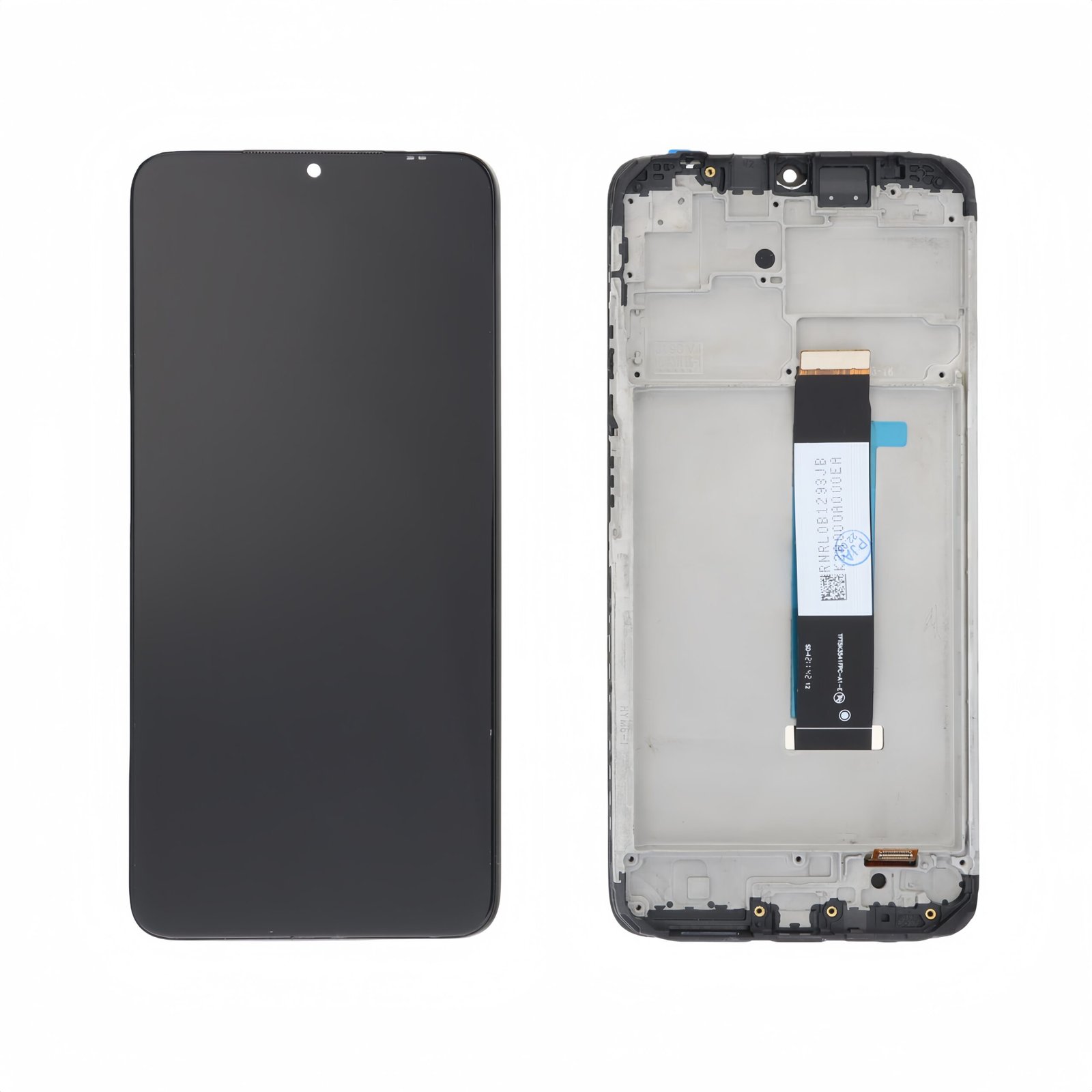 Pantalla Xiaomi Poco M3/Xiaomi Redmi 9T/Redmi Note 9 4G Negra con marco Completa LCD + Táctil