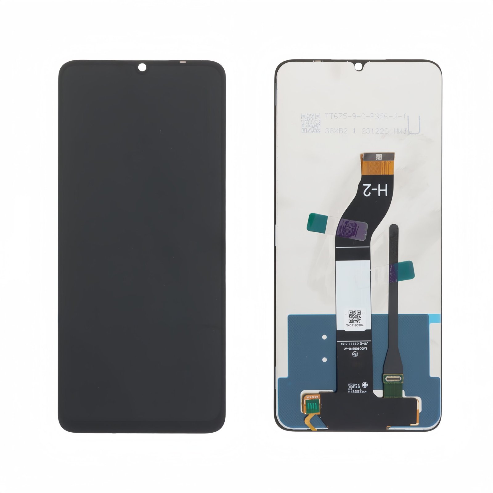 Pantalla Xiaomi Redmi 13C (4G/5G) (23100RN82L, 23106RN0DA, 23108RN04Y)/Xiaomi Poco C65 4G (2023) Negra Completa sin marco SERVICE PACK (Version Flex U)