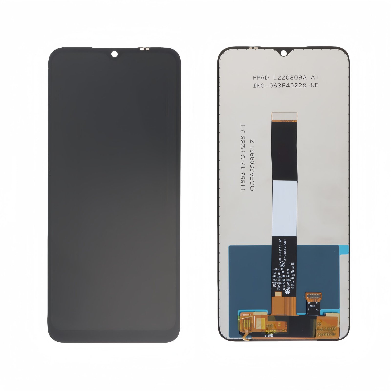 Pantalla Xiaomi Redmi 9A (M2006C3LG)/Xiaomi Redmi 9C (M2006C3MG, M2006C3MT)/Xiaomi Redmi 9AT (M2006C3LVG)/Redmi 9i (M2006C3LII)/Xiaomi Redmi 10A (220233L2C, 220233L2G, 220233L2I)/Poco C3/C31 2020 Negra sin marco Completa Táctil + LCD SERVICE PACK