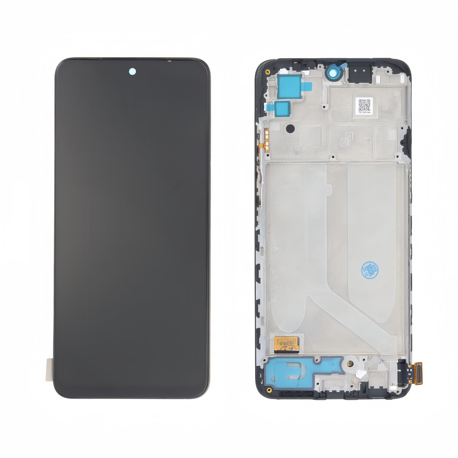 Pantalla Xiaomi Redmi Note 10/Xiaomi Redmi Note 10S Negra con marco INCELL