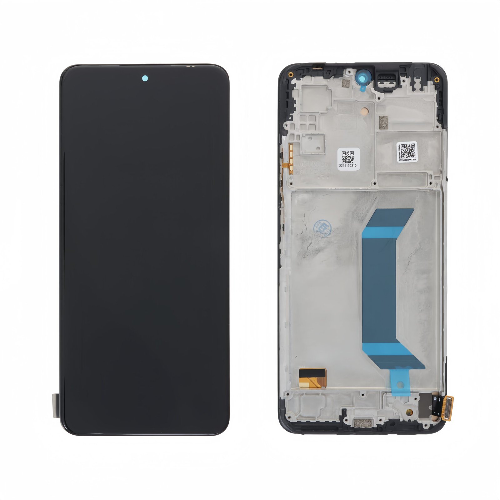 Pantalla Xiaomi Redmi Note 12 5G con marco Negro Completa LCD + Táctil INCELL
