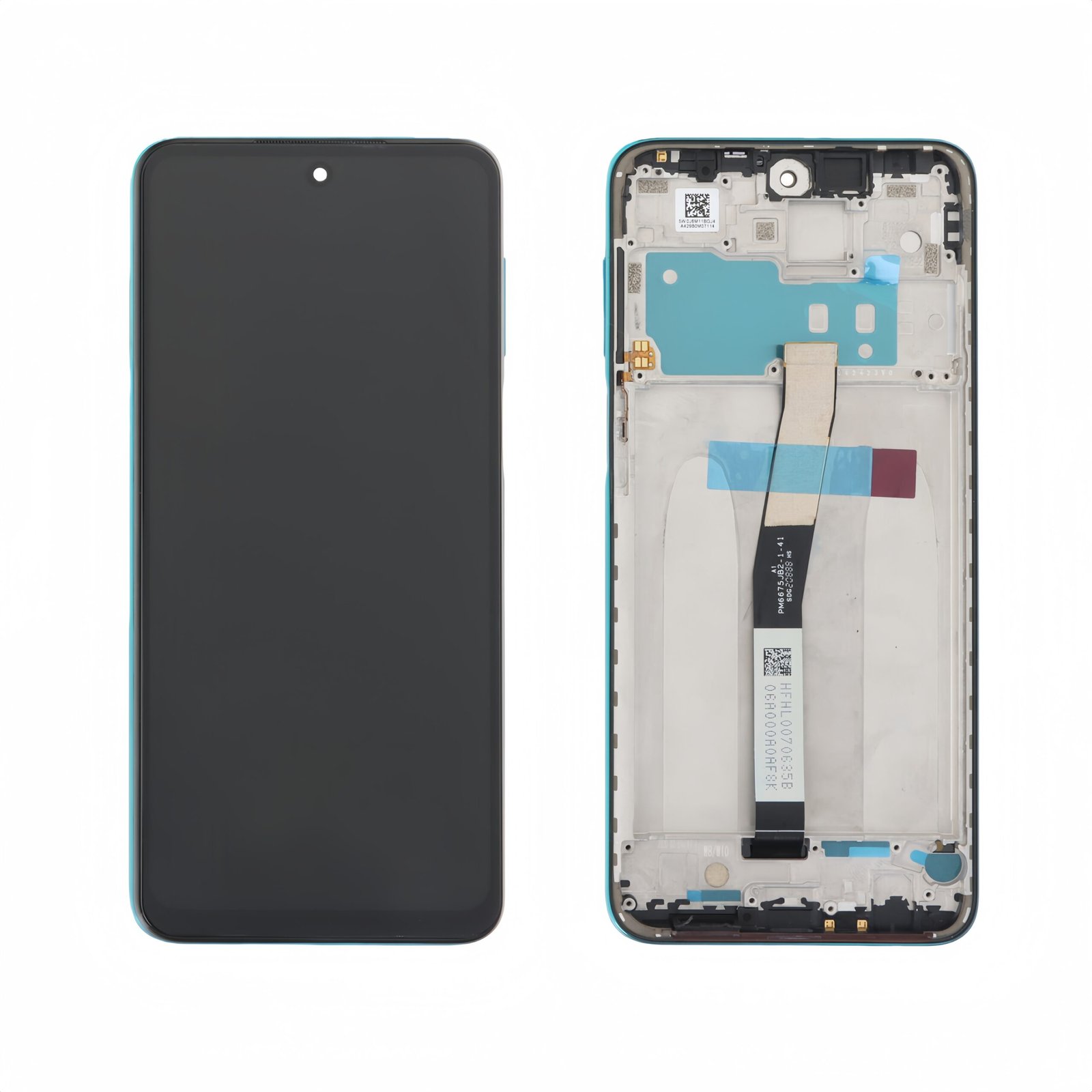 Pantalla Xiaomi Redmi Note 9S/Note 9 Pro Azul con marco Completa LCD + Táctil
