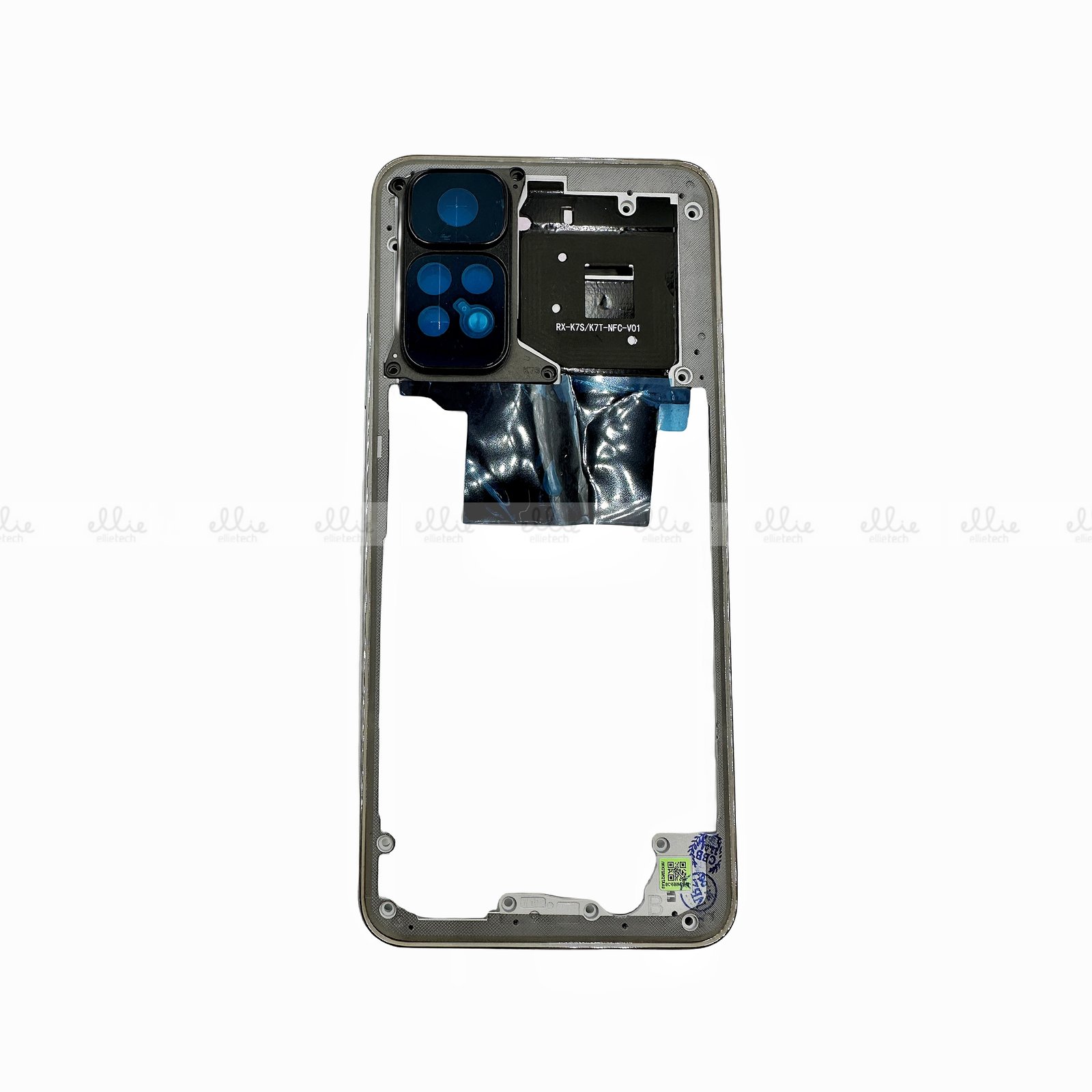 Chasis Carcasa Trasera para Xiaomi Redmi Note 11S - blanco