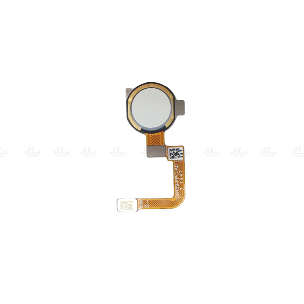 Lector de huella para Realme 5 Pro - blanco