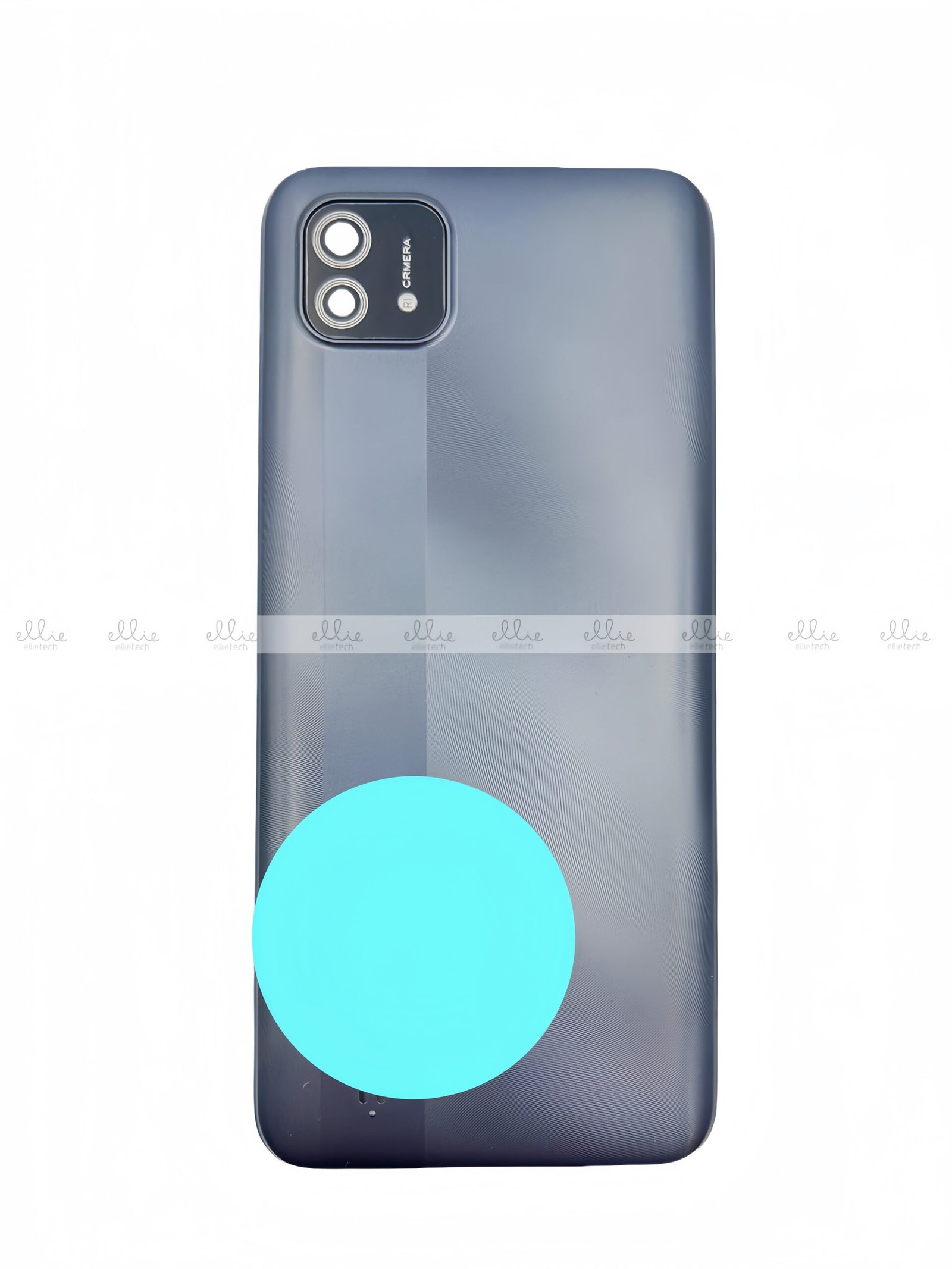 Tapa trasera para Realme C11 2021 Negro con Lente