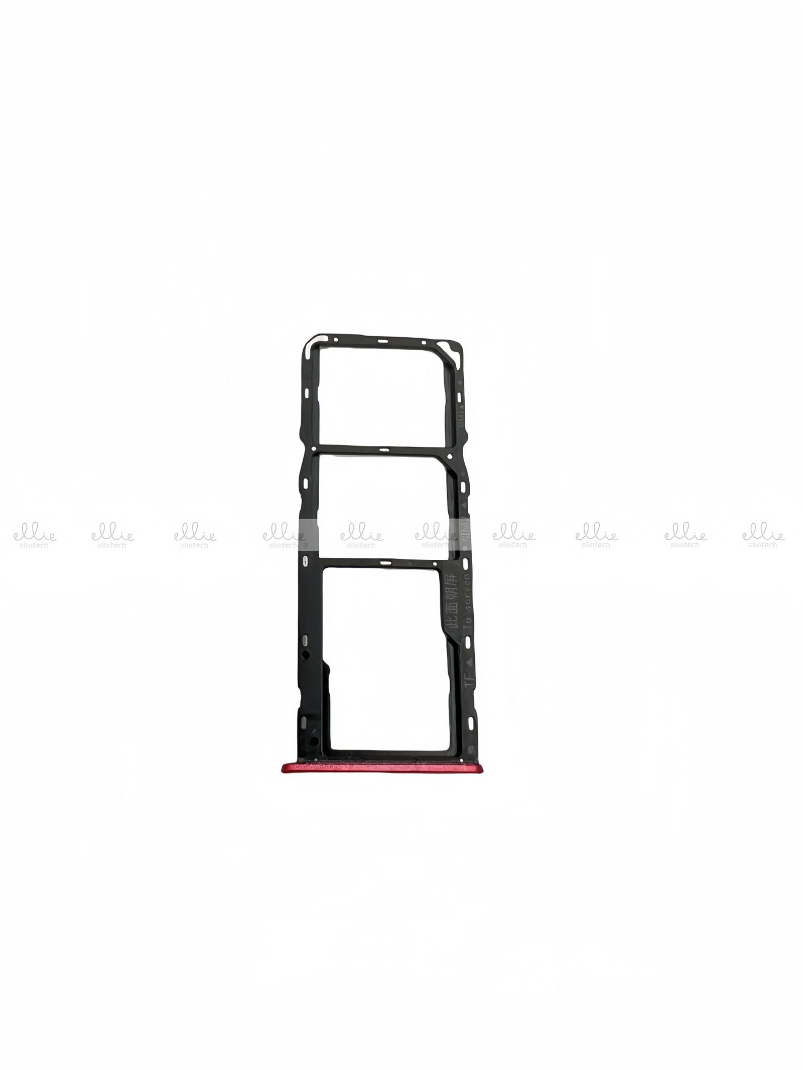 Bandeja De SIM para Realme C3 - roja