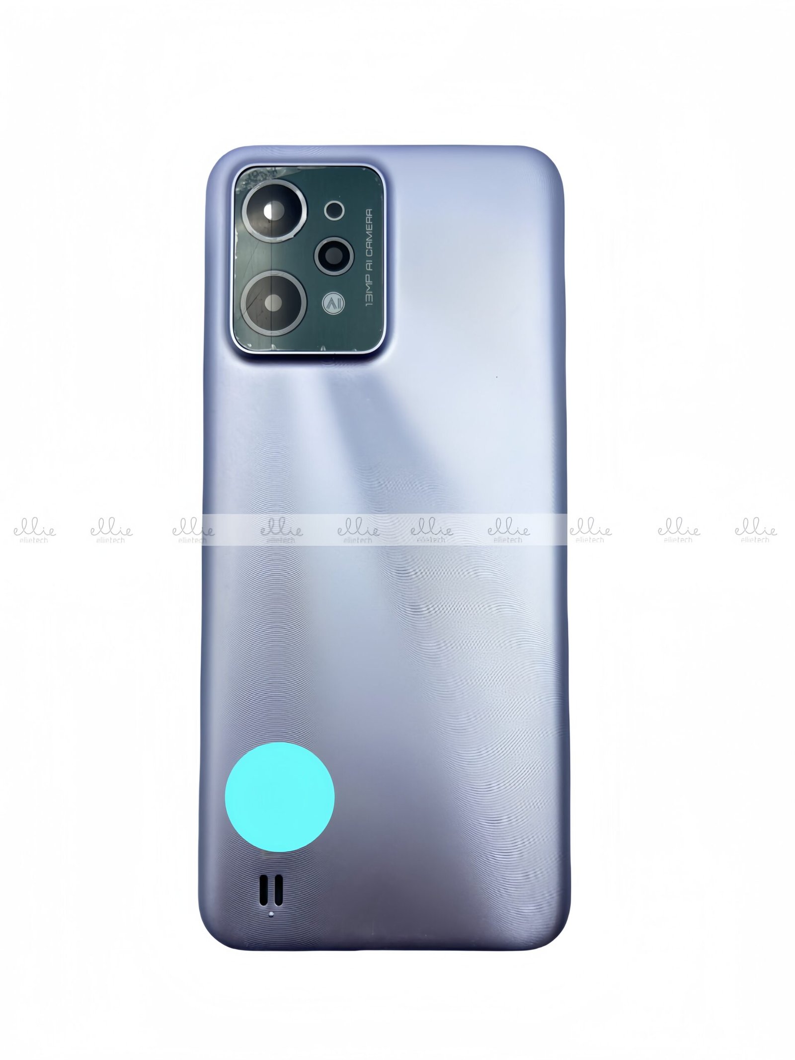 Tapa trasera para Realme C31 Plata/Lila Original con Lente