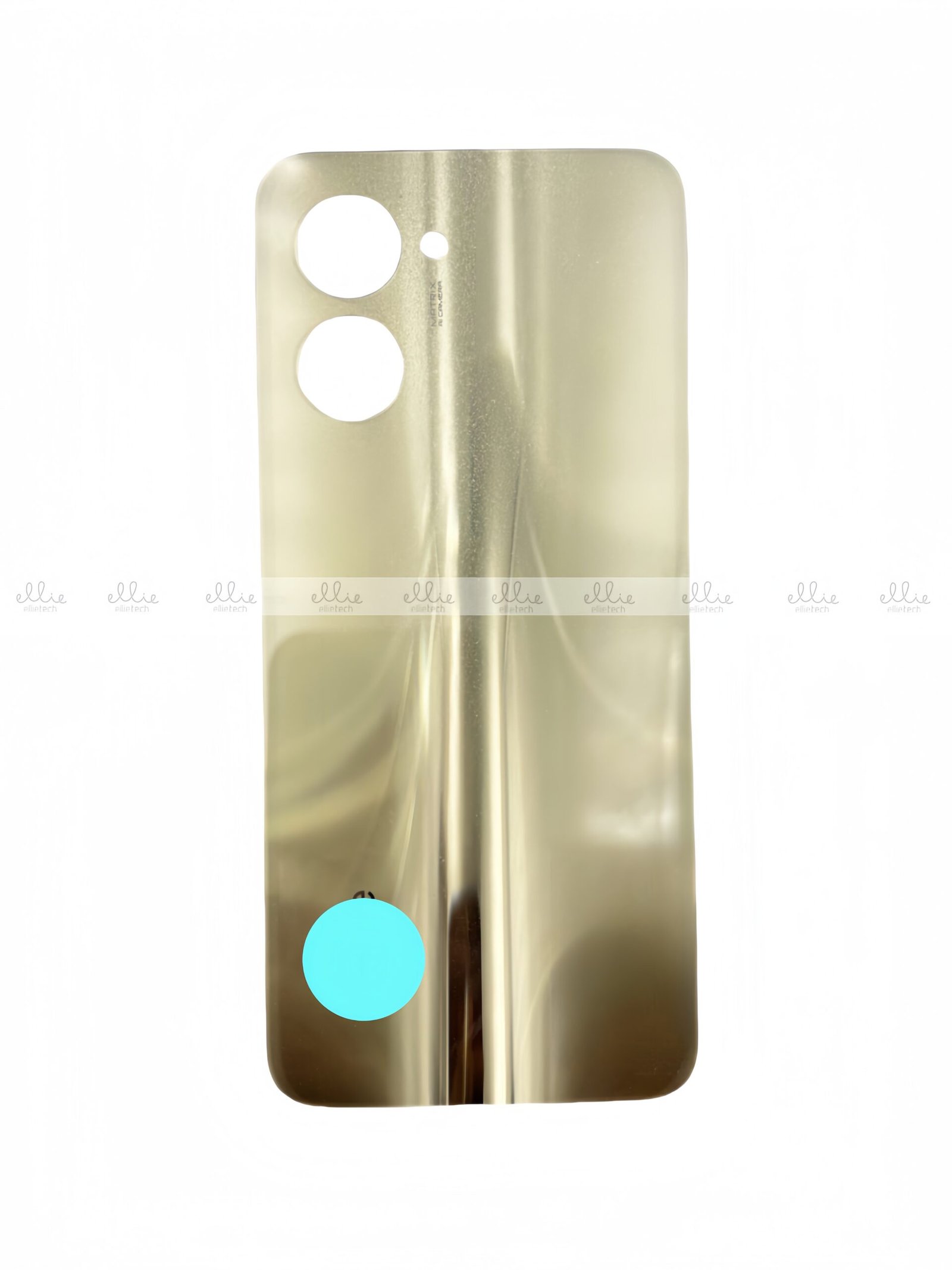 Tapa trasera para Realme C33 - dorado