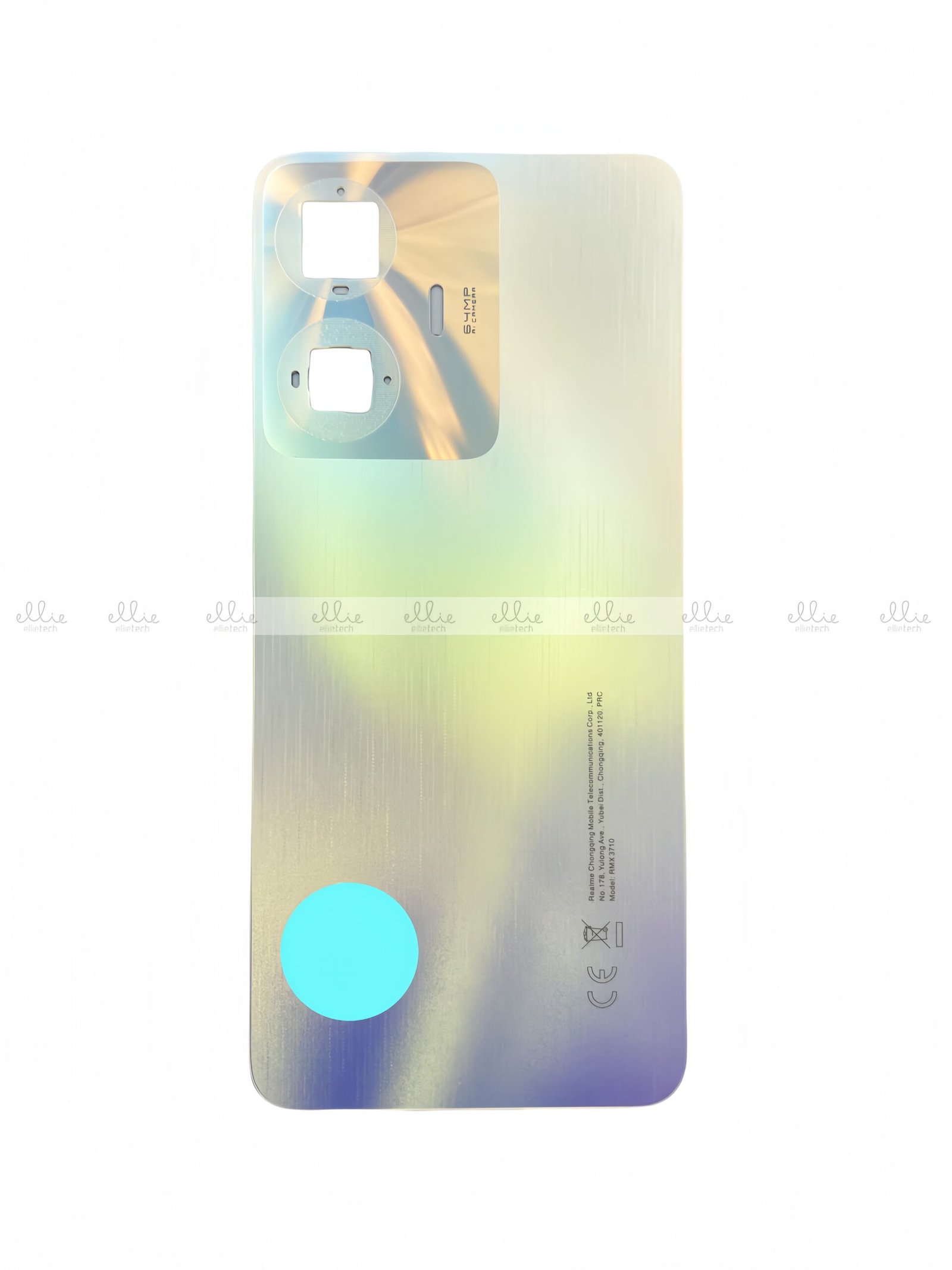 Tapa trasera para Realme C55 Dorado Original