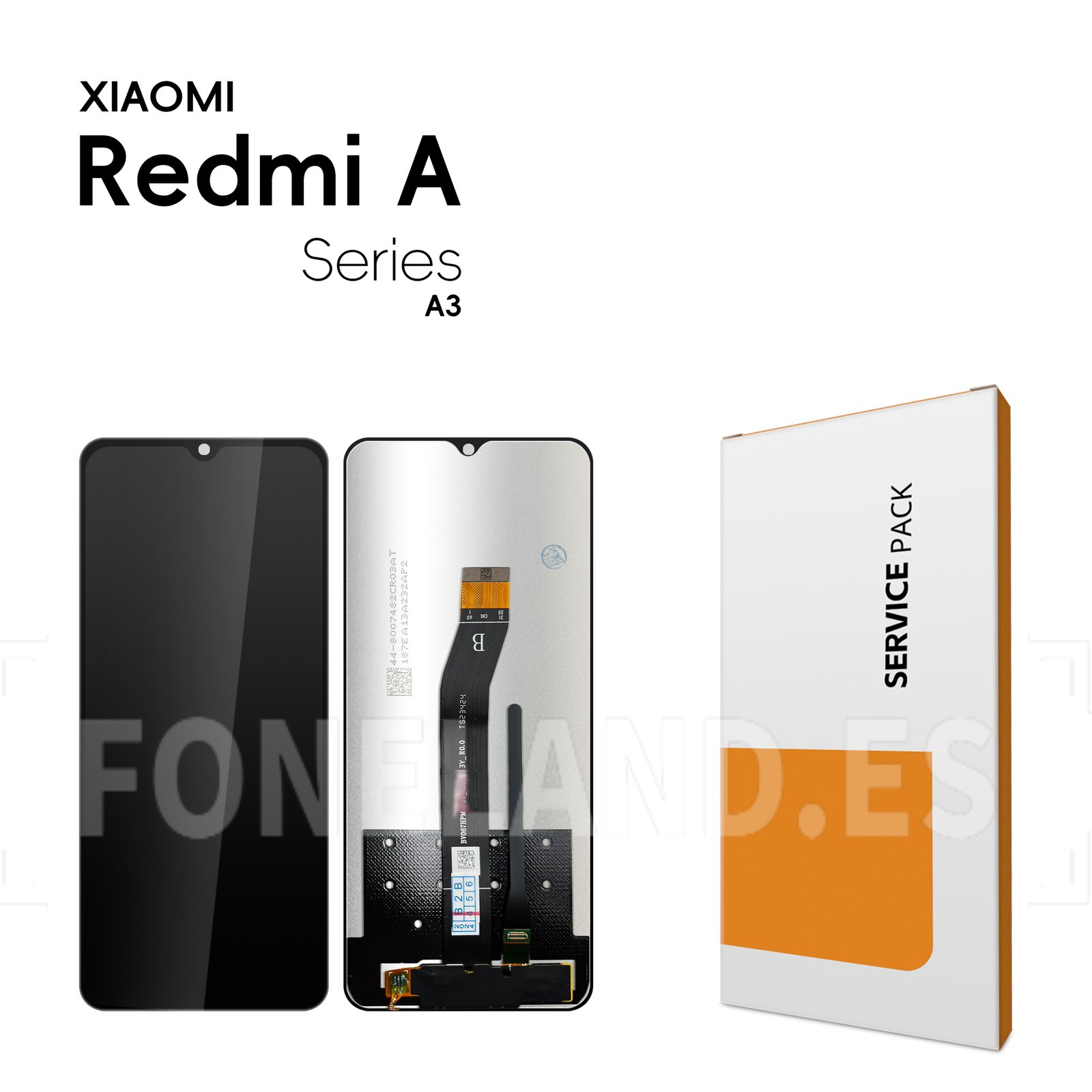 Pantalla Xiaomi Redmi A3 (23129RN51X) sin marco LCD + Táctil Completo.