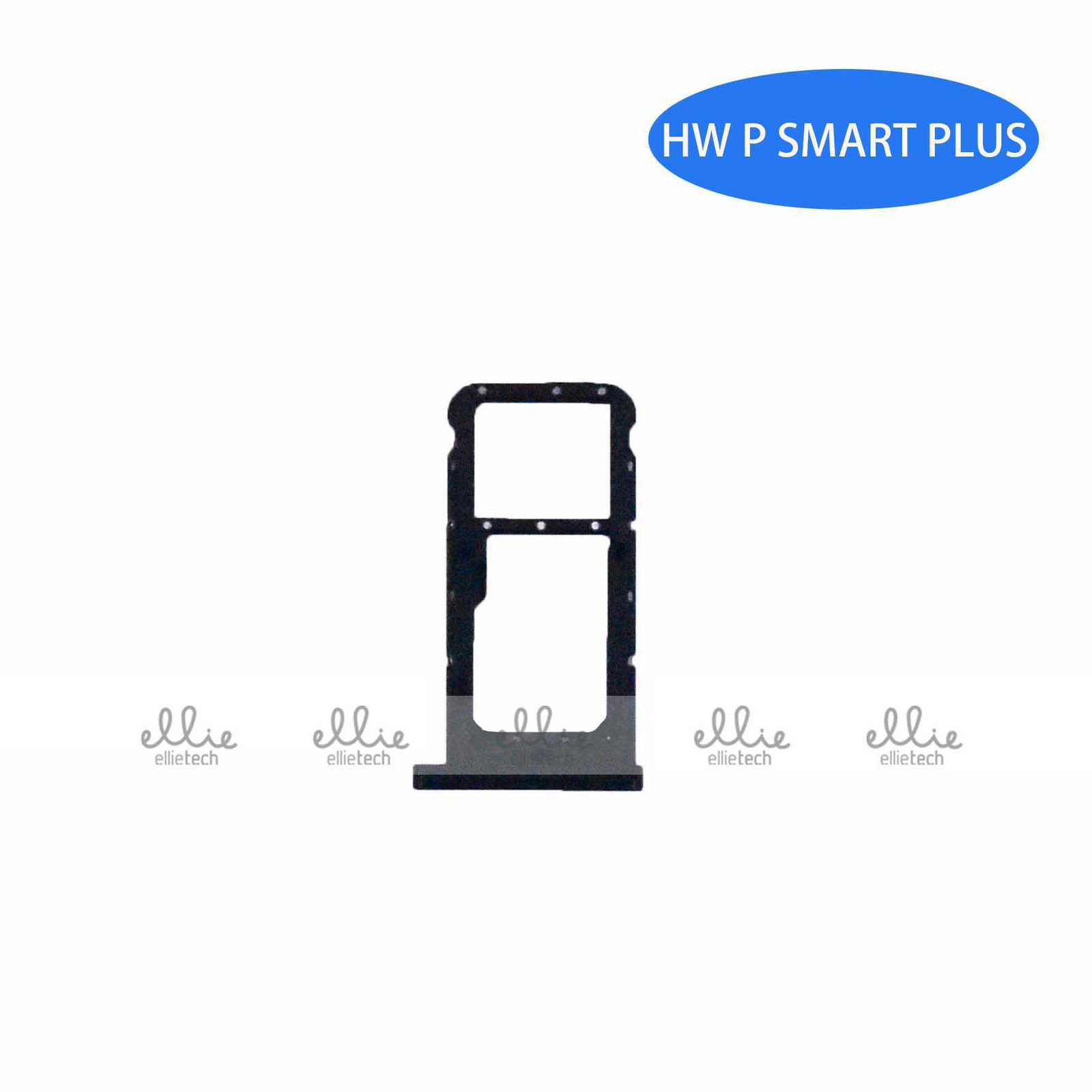 Bandeja de SIM para Huawei P Smart Plus - negra
