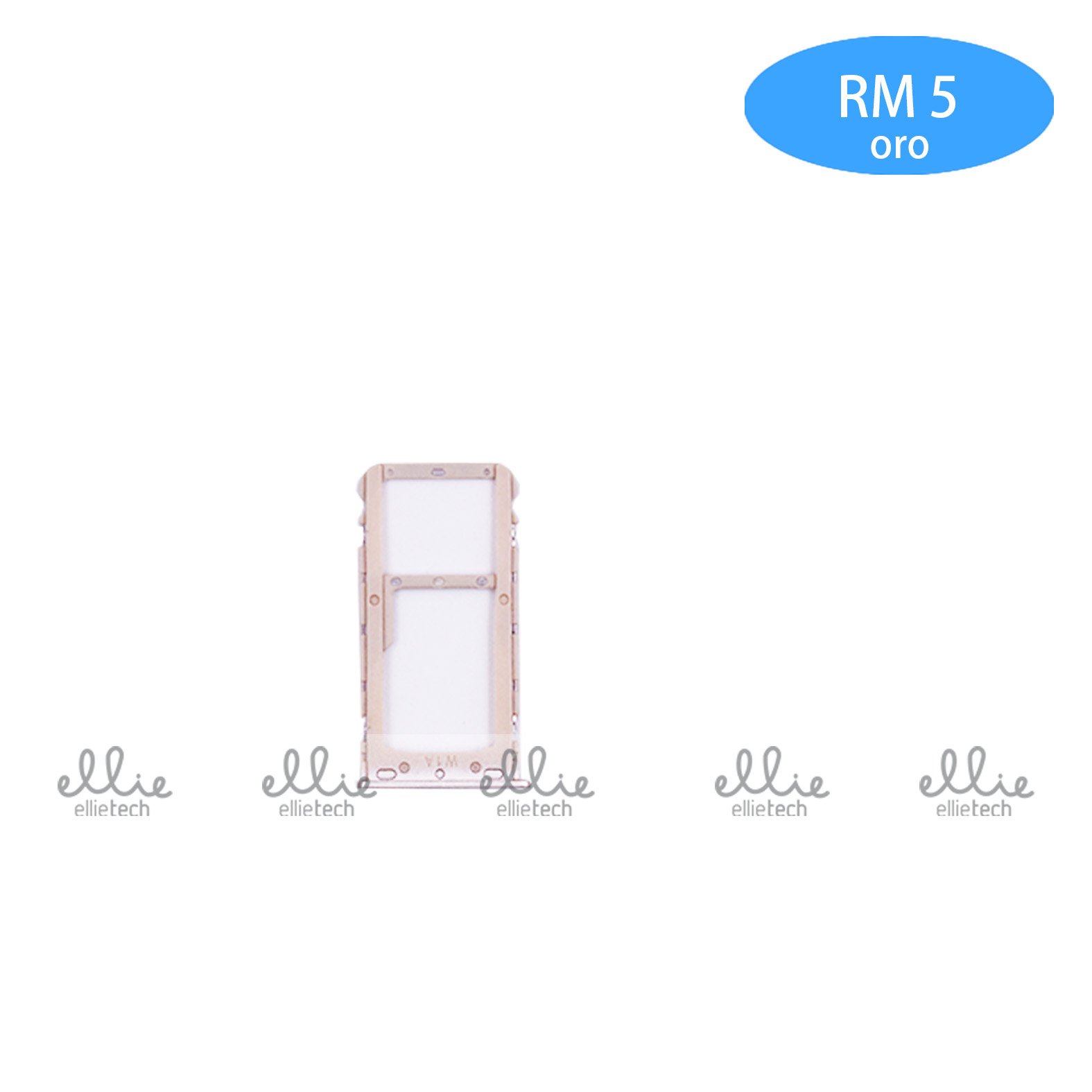 Bandeja de SIM para Xiaomi Redmi 5 - dorado