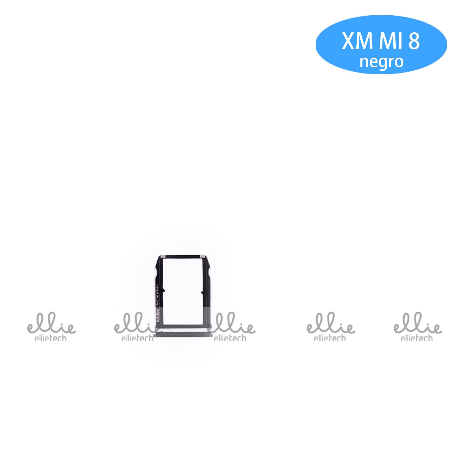 Bandeja de SIM para Xiaomi Mi 8 - negra