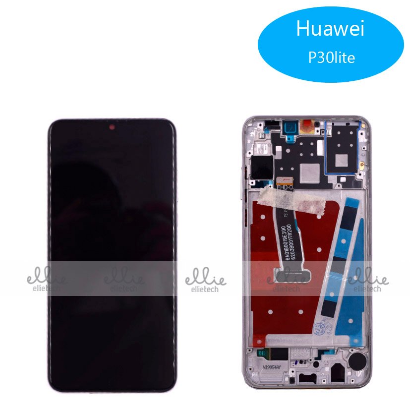 Original Nuevo Pantalla Huawei P30 Lite/Nova 4E Blanca con marco Completa LCD + Táctil