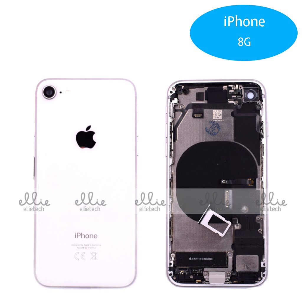 Carcasa Chasis Tapa Con Recambio iPhone 8G Blanco