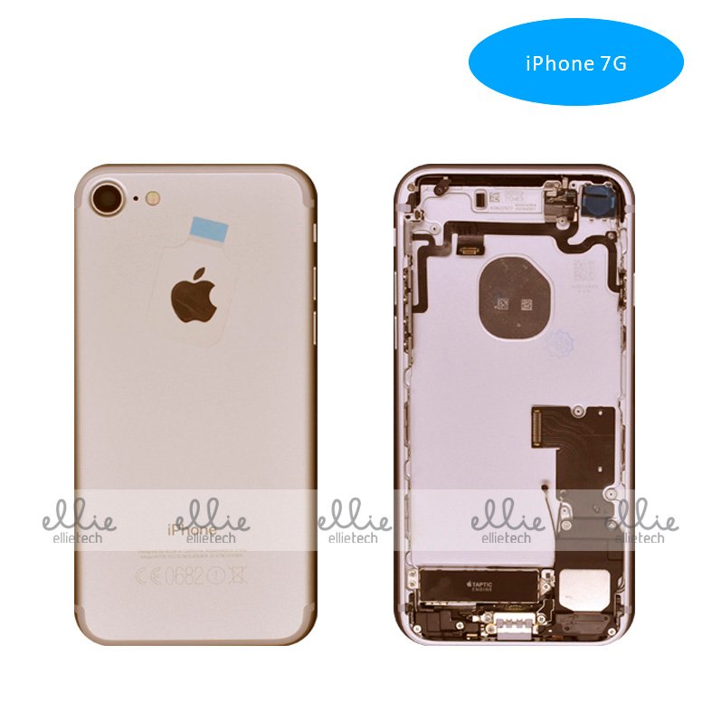 Carcasa Chasis Tapa Con Recambio iPhone 7G Dorado